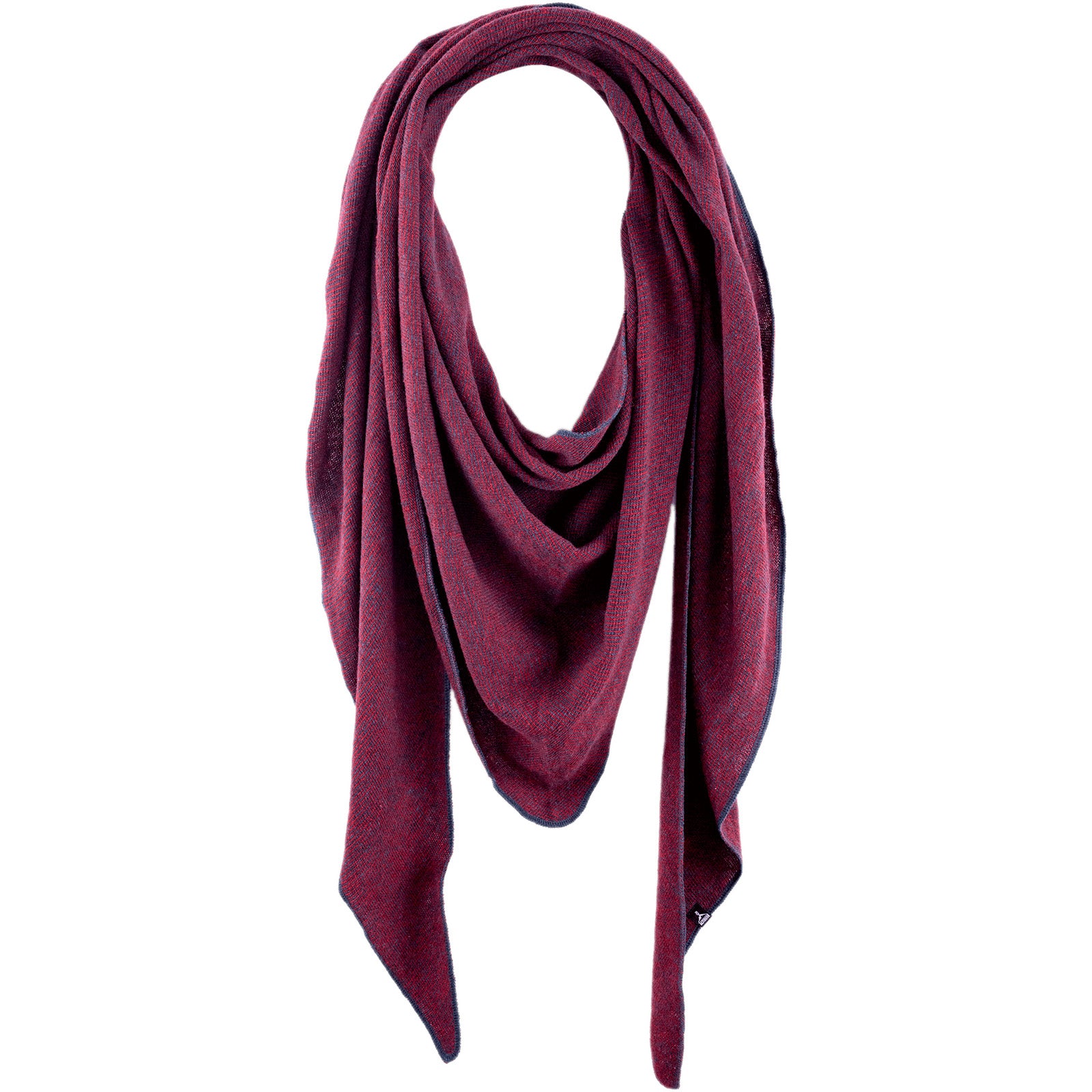 Écharpe en laine ALTIDUDE Écharpe triangulaire compensée Écharpe tricotée Unisexe Hiver XL Laine d'agneau