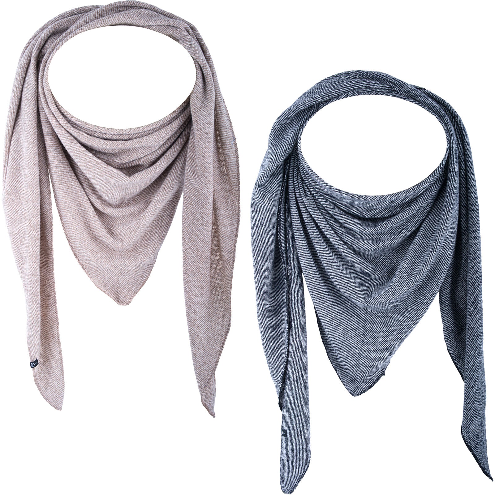 ALTIDUDE Wool Scarf Wedge Triangle Scarf Knitted Scarf Unisex Winter XL Lamb Wool