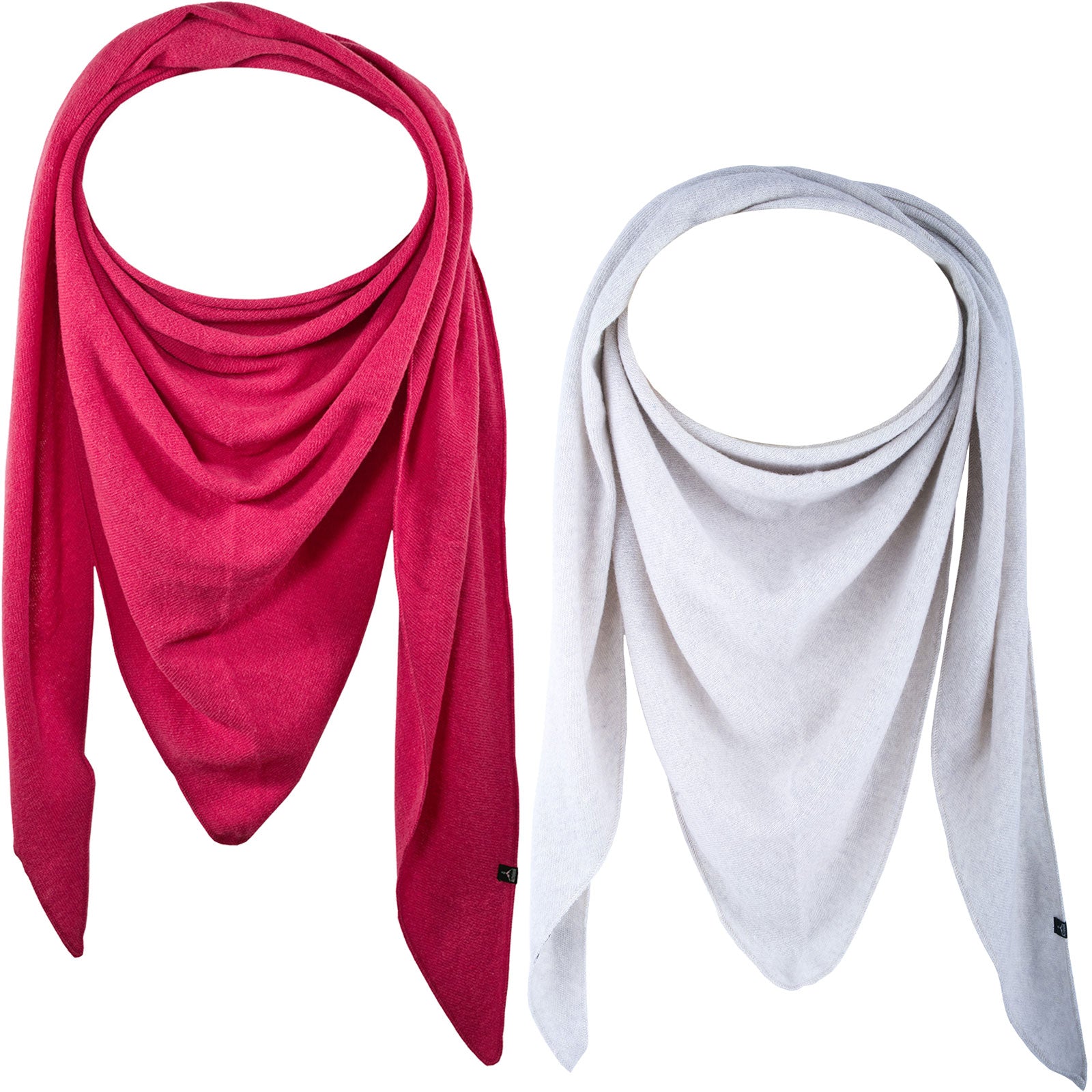 ALTIDUDE Wollschal Wedge Dreiecksschal Strick Schal Unisex Winter XL Lamm Wolle