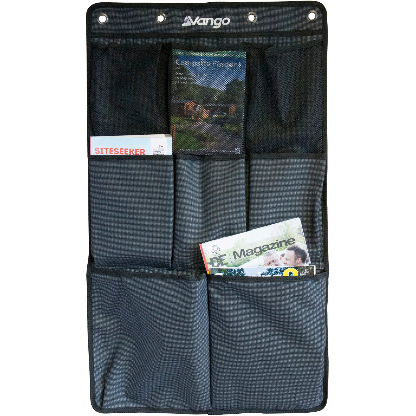 VANGO Hanging Shelf Organizer Sky Storage 8 Pocket Compartment Tent Door Camping Motorhome