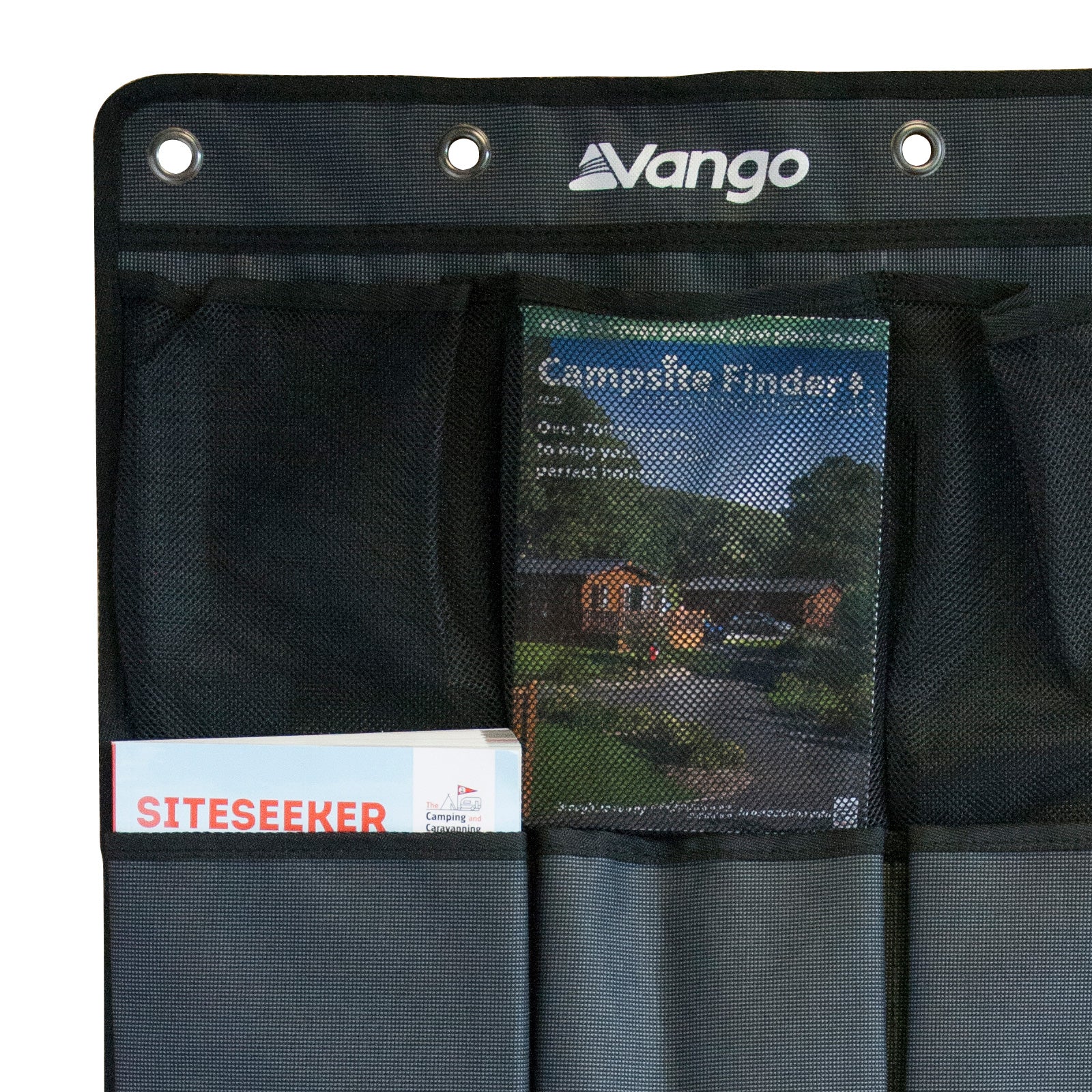 VANGO Hängeregal Organizer Sky Storage 8 Pocket Fach Zelt Tür Camping Wohnmobil