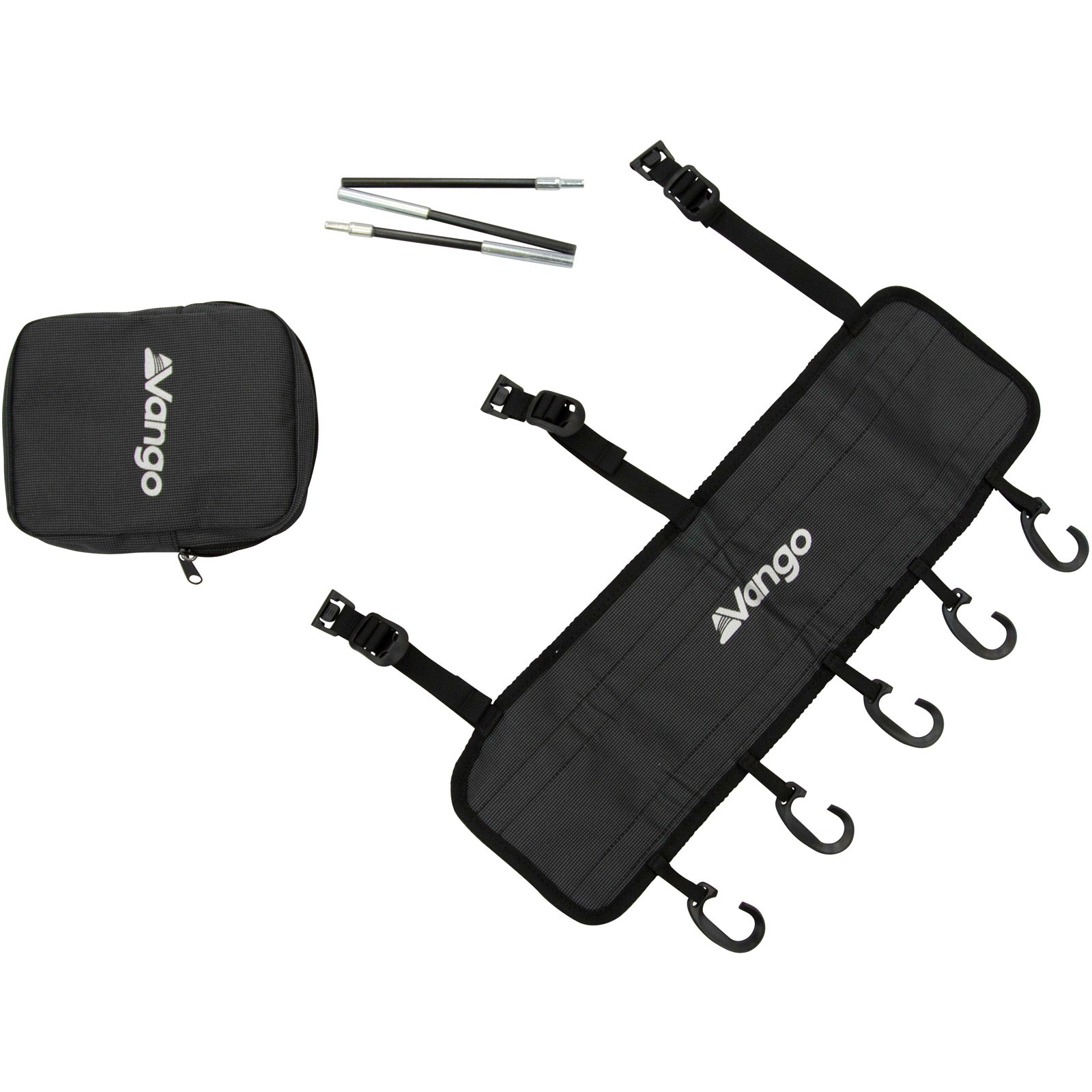 VANGO Camping Garderobe SkyStorage Kleider Haken Leiste Zelt Wohnwagen Organizer