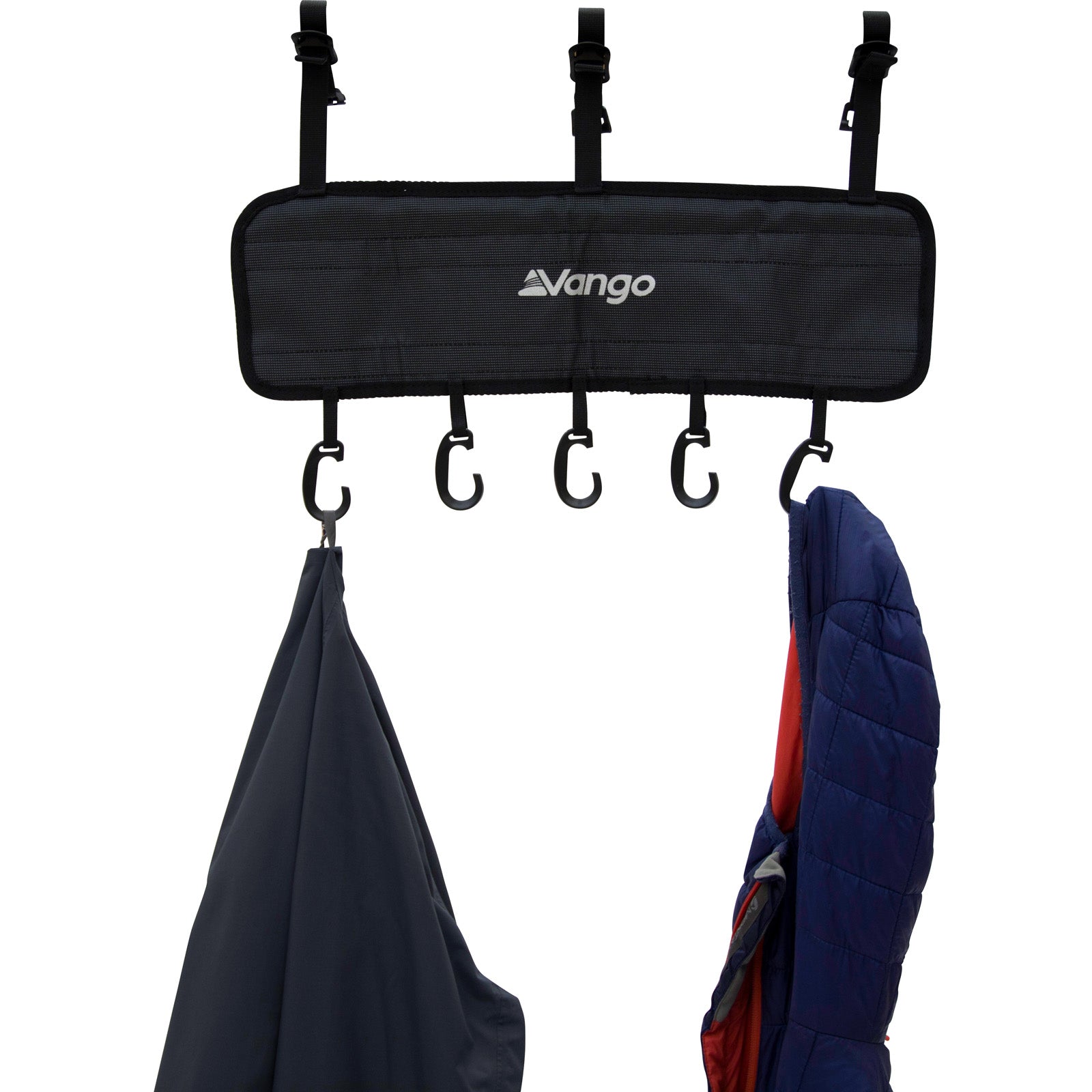 VANGO Camping Wardrobe SkyStorage Clothes Hook Rail Tent Caravan Organizer