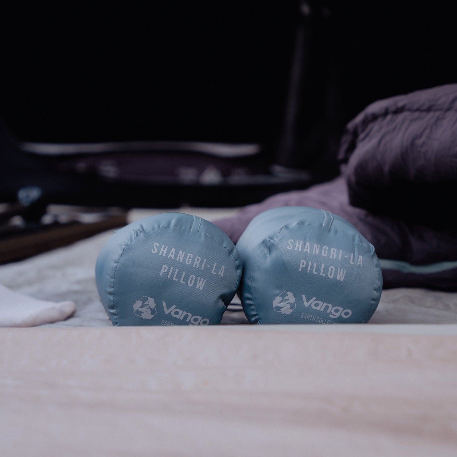 VANGO Camping Kopfkissen Shangri-La Reise Sitz Kissen Leicht Auto 100% Baumwolle