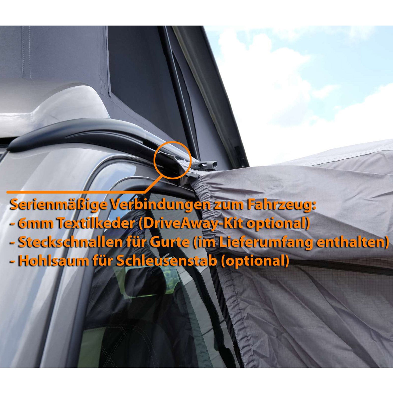 Auvent de bus VANGO Kela V Air Tente gonflable pour camping-car