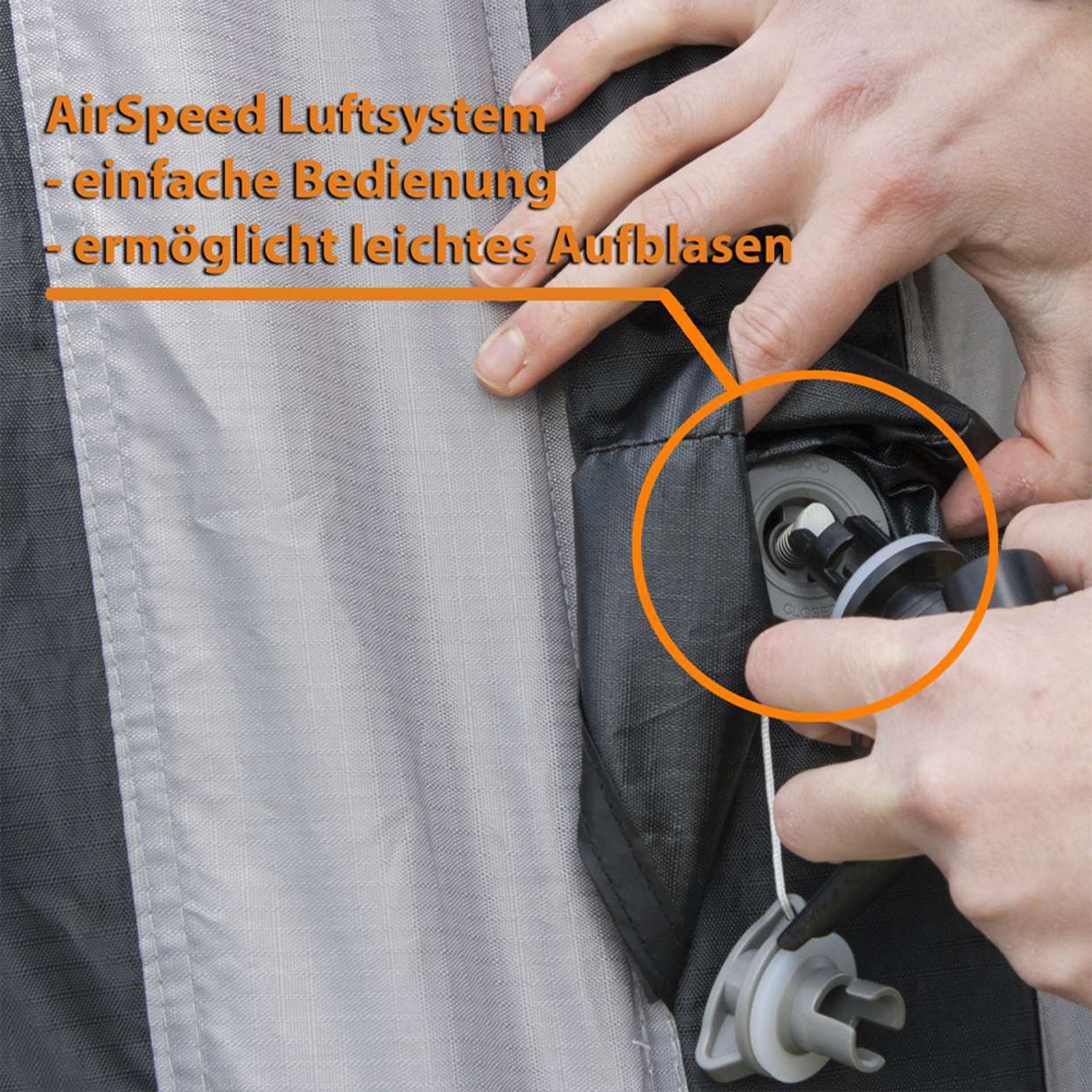 VANGO Caravan Sonnensegel Air Beam Wohn Wagen Mobil Markise Vordach Keder 3,5 m