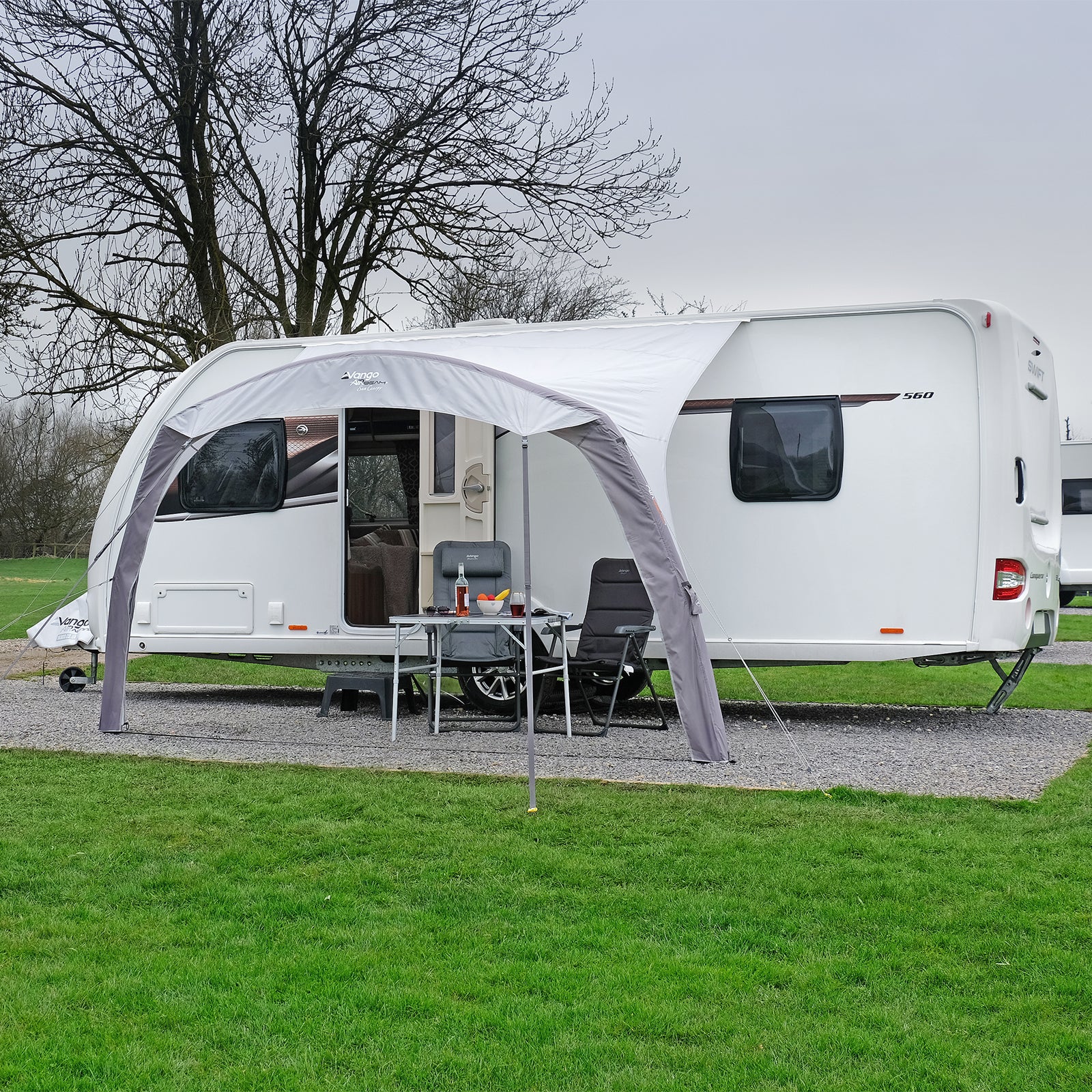 VANGO Caravan Sonnensegel Air Beam Wohn Wagen Mobil Markise Vordach Keder 3,5 m