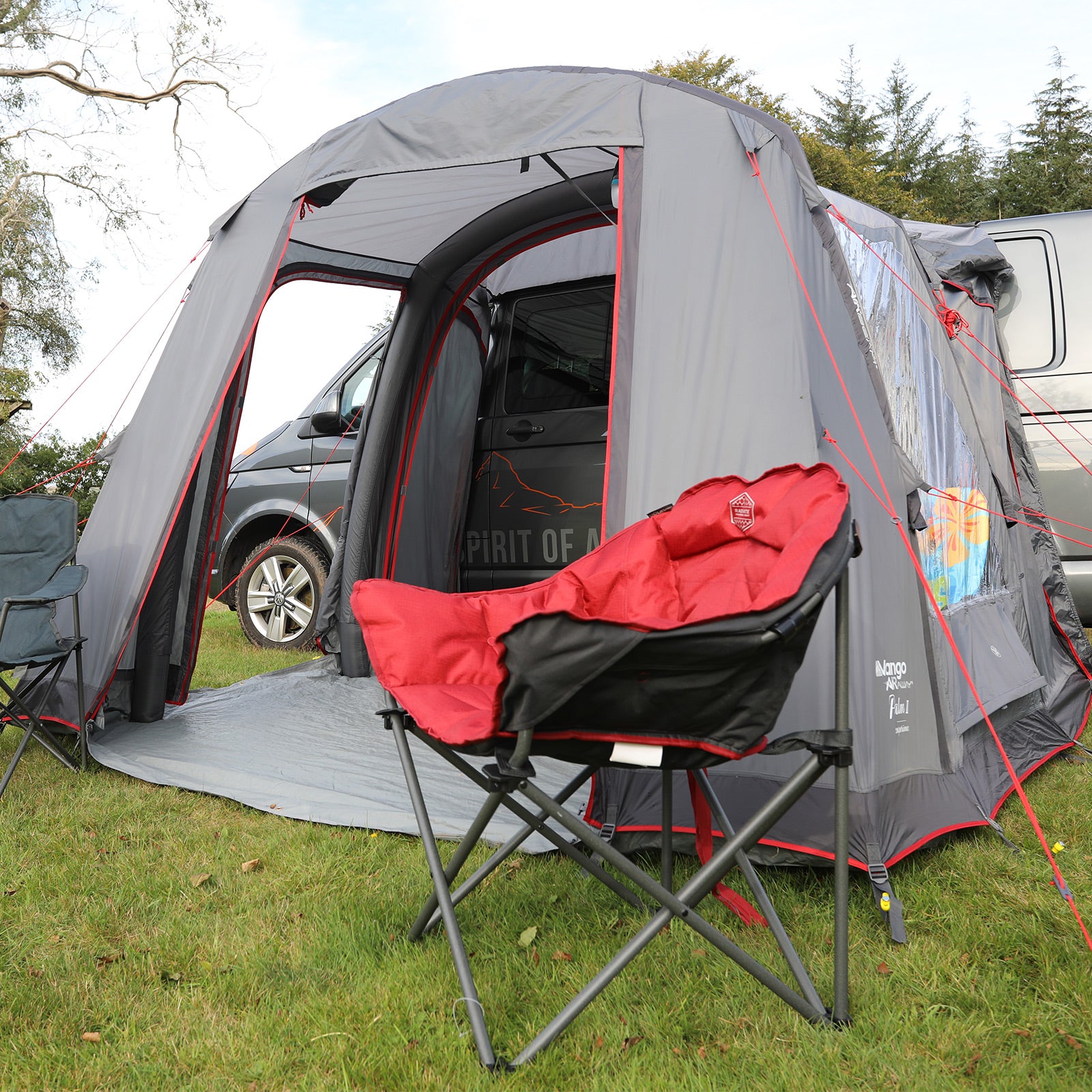 VANGO Bus Vorzelt Faros II Air Low Camping Auto Luft Zelt Van Airbeam Aufblasbar