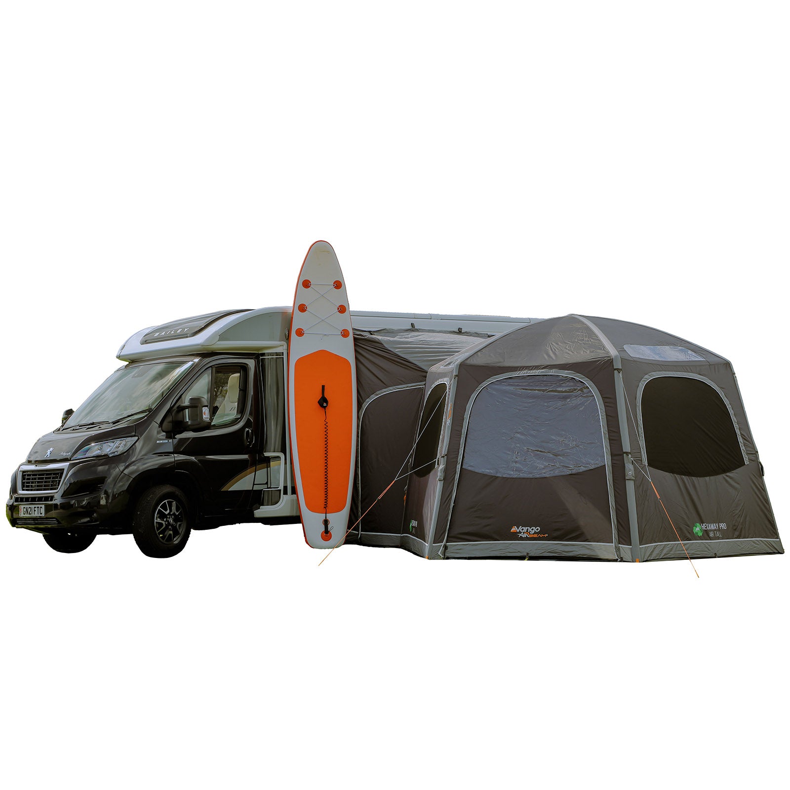 Auvent pour camping-car VANGO, auvent HexAway Pro Air Tall Airbeam, tente gonflable