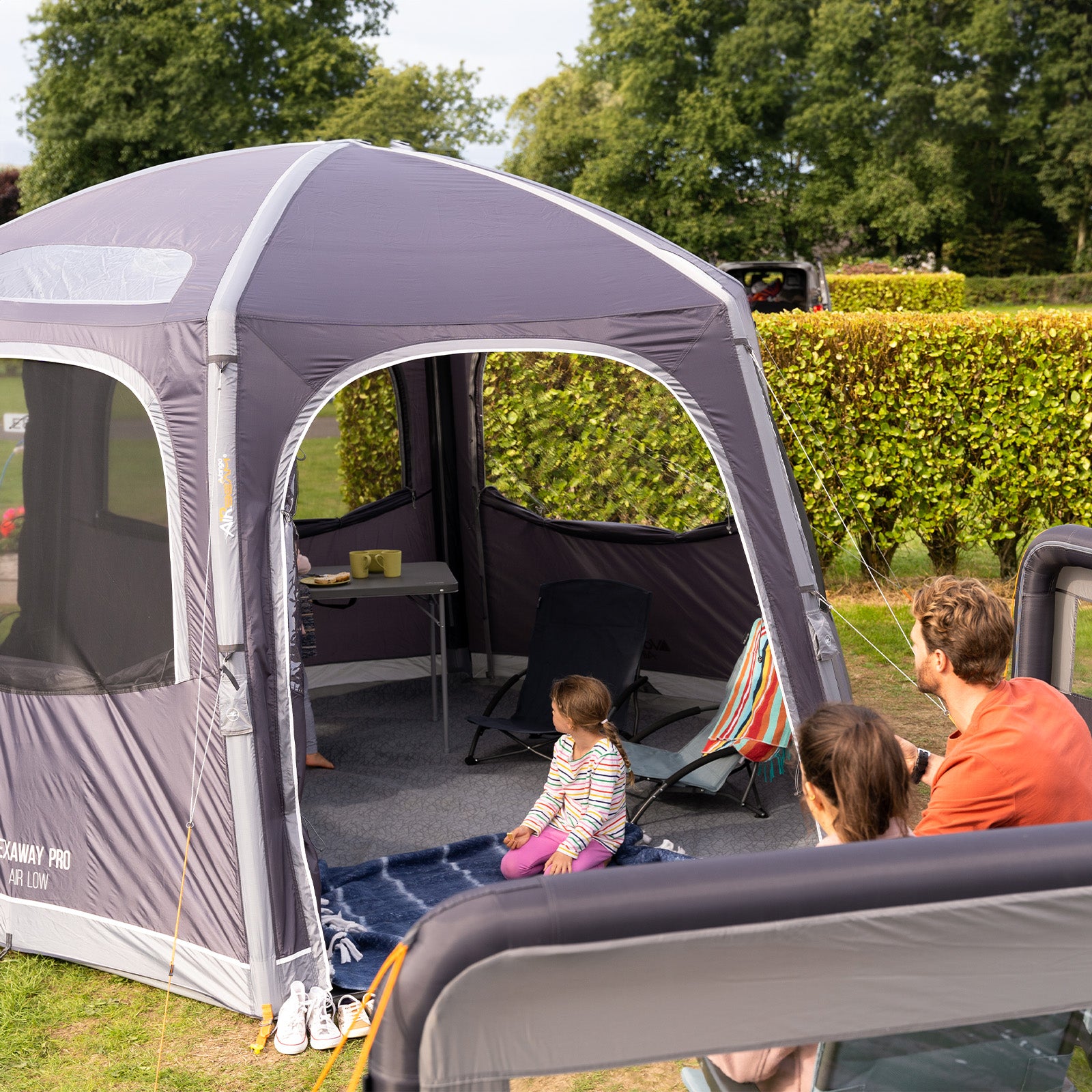 Auvent de bus VANGO HexAway Pro Low Airbeam, tente gonflable pour fourgonnette, SUV, VW Airhub