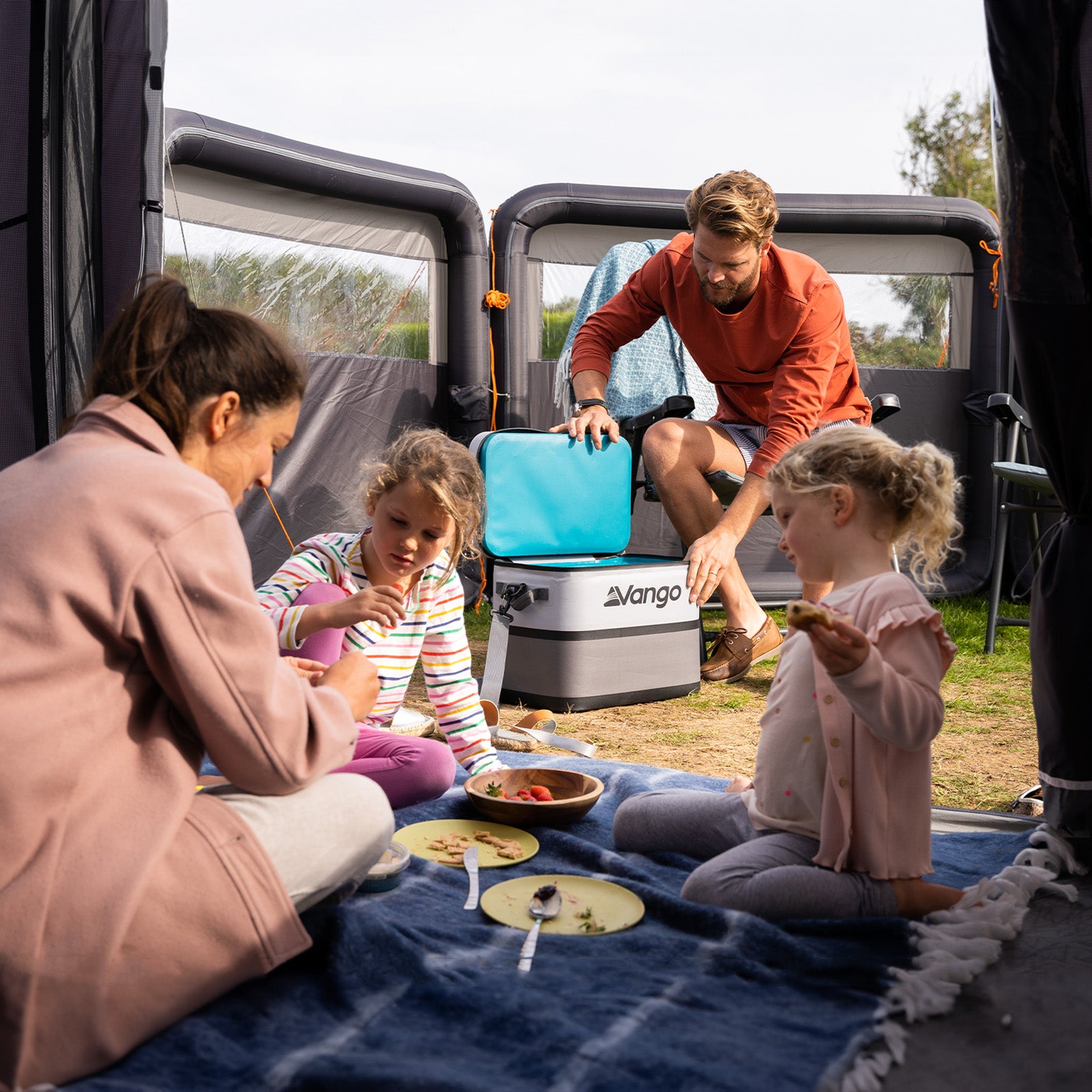 Auvent de bus VANGO HexAway Pro Low Airbeam, tente gonflable pour fourgonnette, SUV, VW Airhub