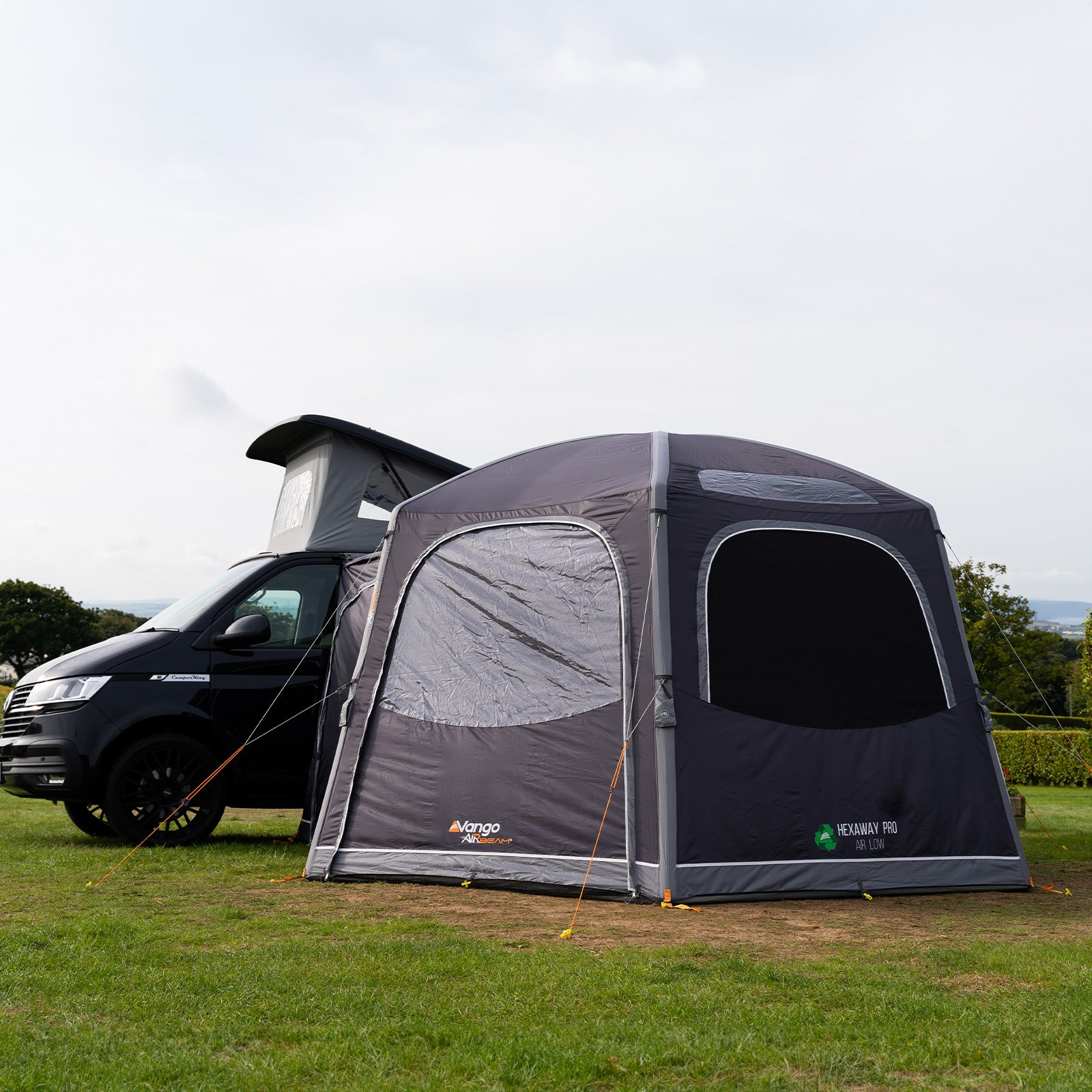 Auvent de bus VANGO HexAway Pro Low Airbeam, tente gonflable pour fourgonnette, SUV, VW Airhub
