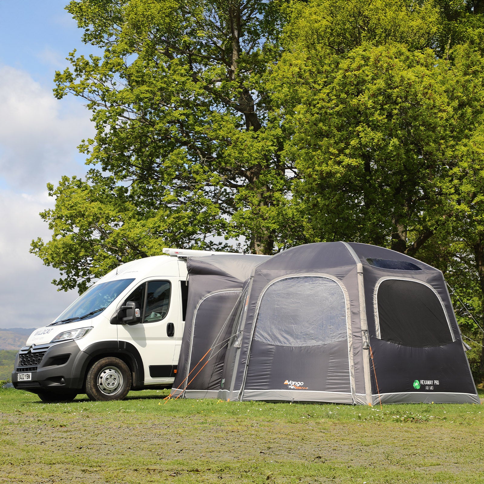 Auvent pour camping-car VANGO, auvent HexAway Pro Air Mid Airbeam, tente gonflable pour camping-car