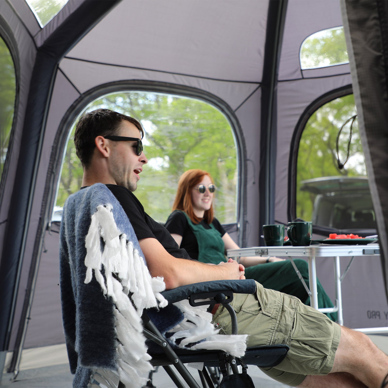 Auvent pour camping-car VANGO, auvent HexAway Pro Air Mid Airbeam, tente gonflable pour camping-car