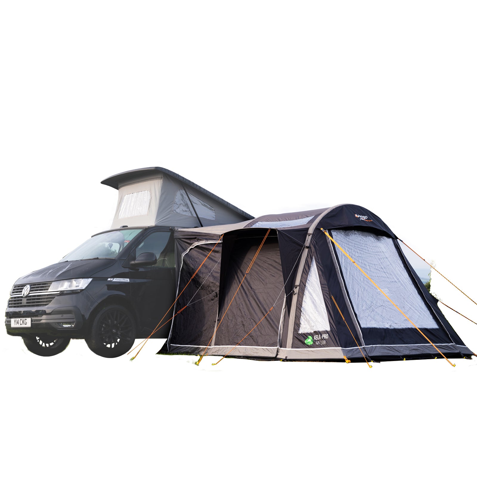 VANGO busvoortent Kela Pro Air Low kampeertent lucht tent voor bus Airbeam opblaasbaar