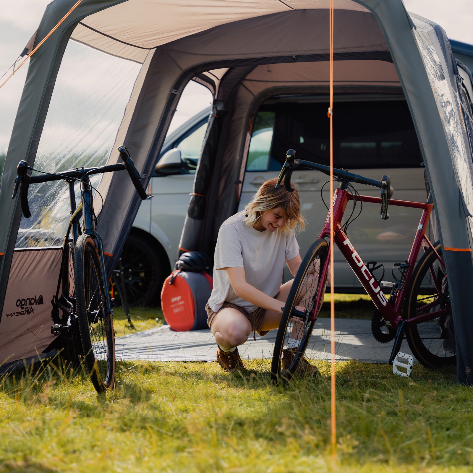 Auvent de bus VANGO Versos Air Low Camping Car Tente gonflable Van Airbeam