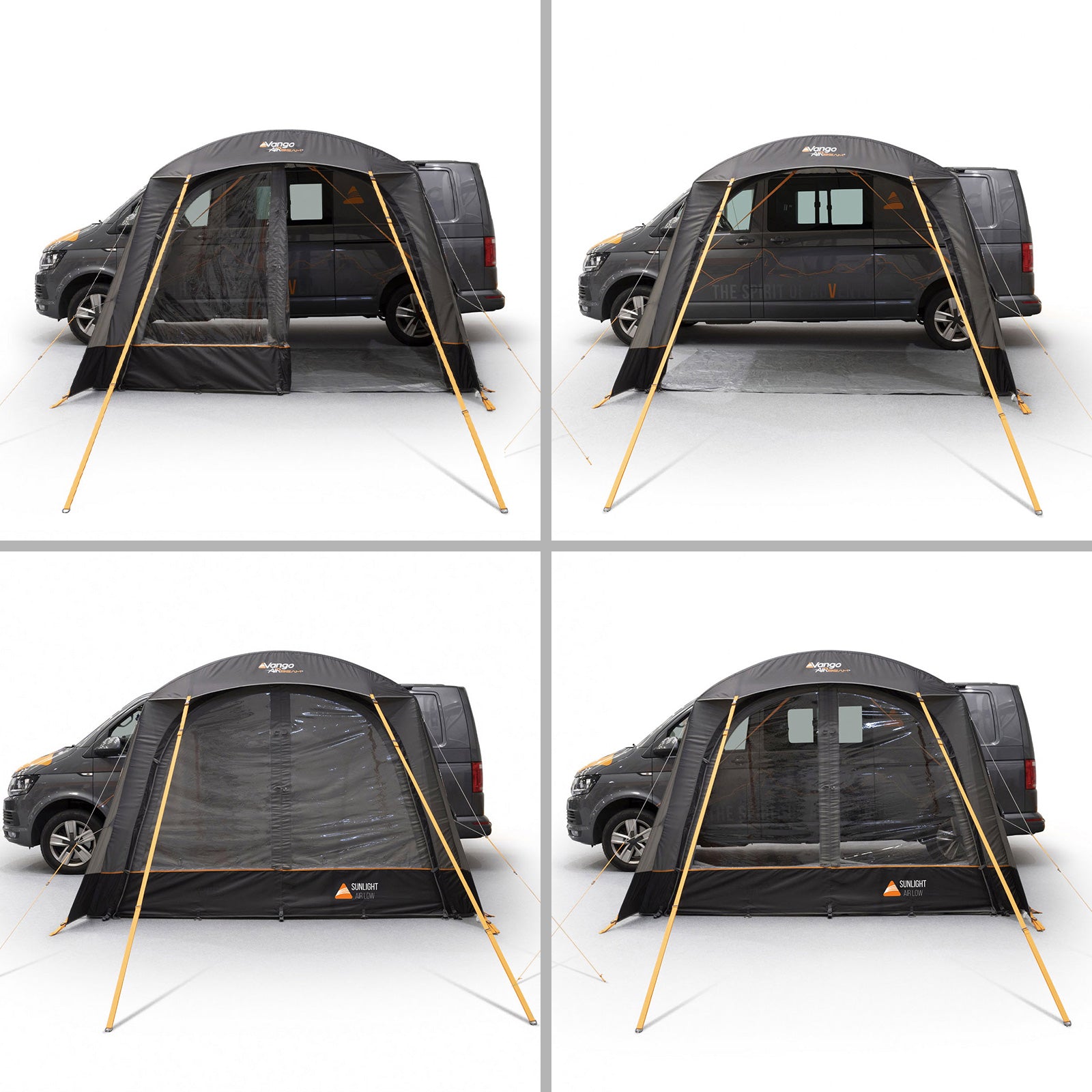 Auvent VANGO pour bus Sunlight Air Low – Tente gonflable pour camping-car et voiture de camping