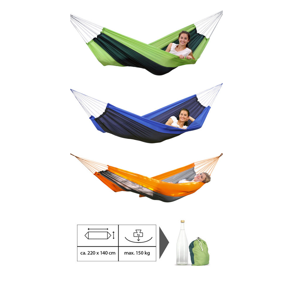 AMAZONAS Silk Traveller Mini Reise Hängematte Camping Wetterfest 350 g Leicht