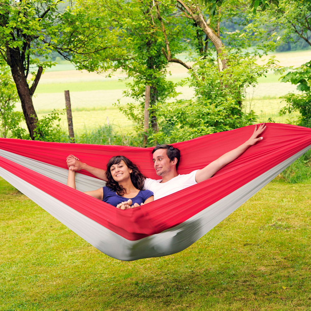 AMAZONAS reis-hangmat Silk Traveller XXL voor 2 personen – hangmat voor meerdere personen