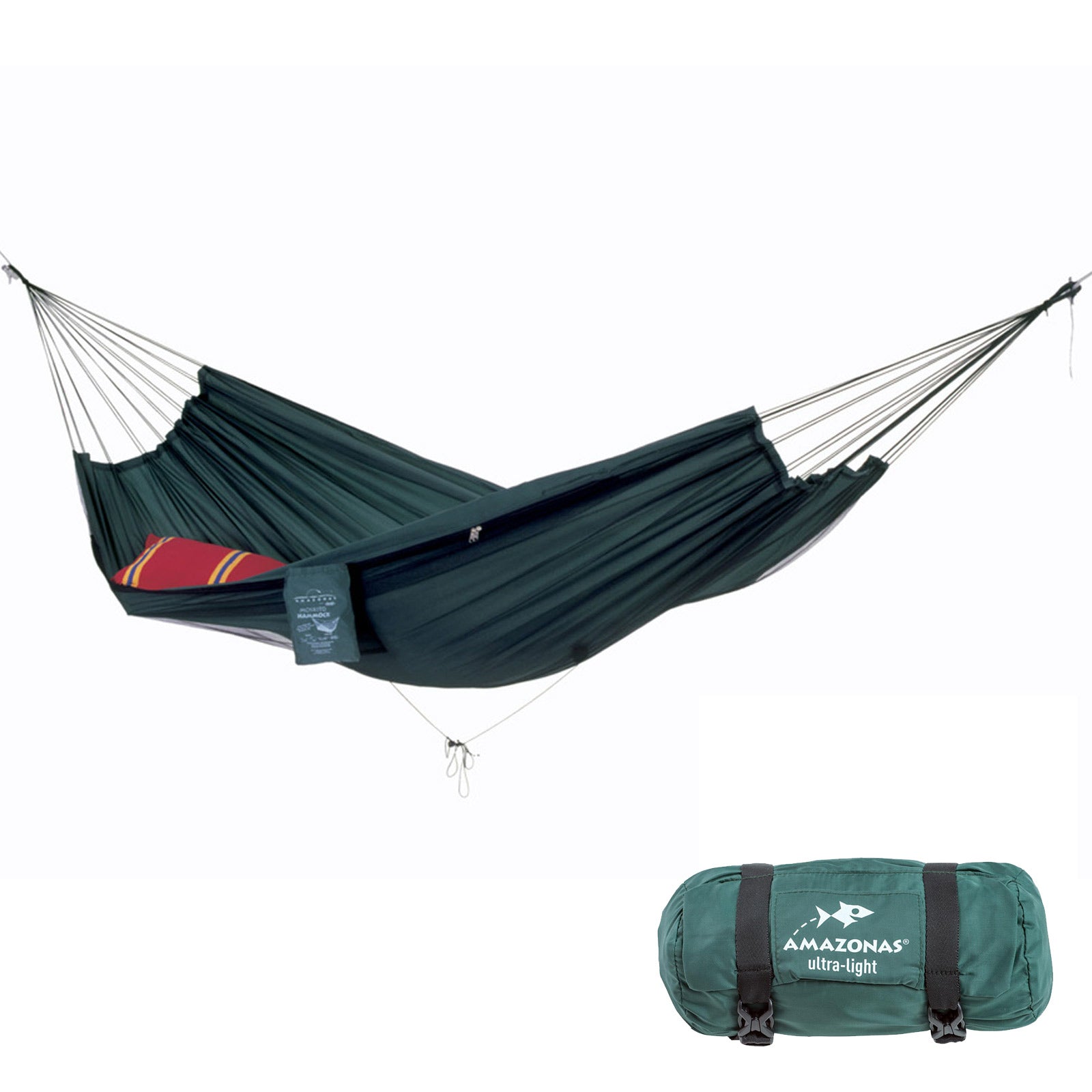 Hamac de voyage AMAZONAS Mosquito Traveller Camping Tropical Net Jardin Léger