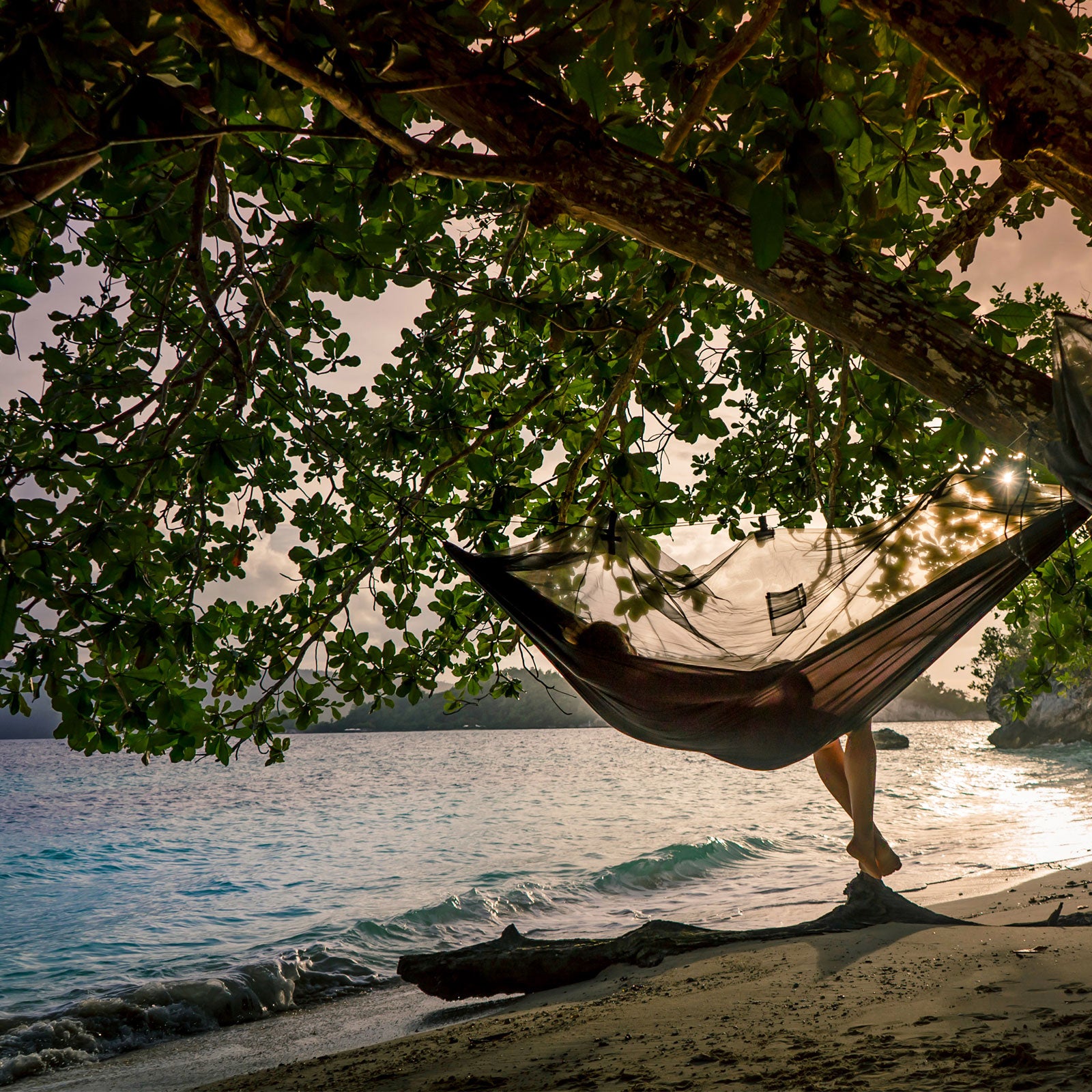 Hamac AMAZONAS Moskito Traveller Extreme, filet tropical imprégné d'insectes