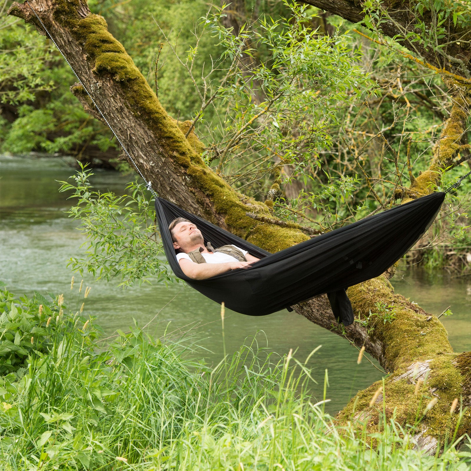 Hamac AMAZONAS Moskito Traveller Extreme, filet tropical imprégné d'insectes