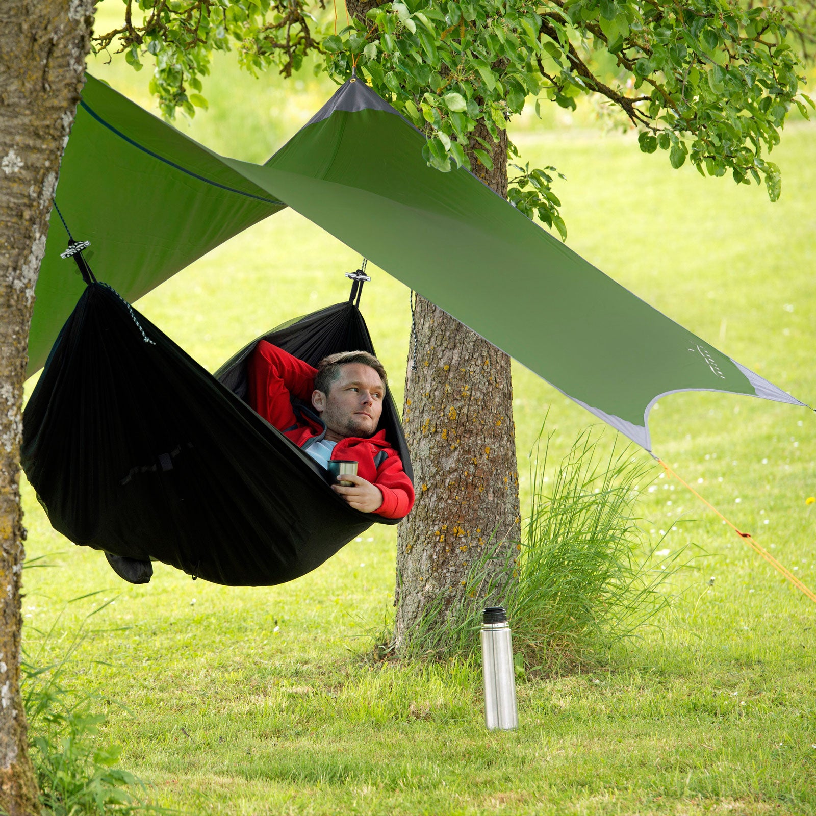 Hamac AMAZONAS Moskito Traveller Extreme, filet tropical imprégné d'insectes