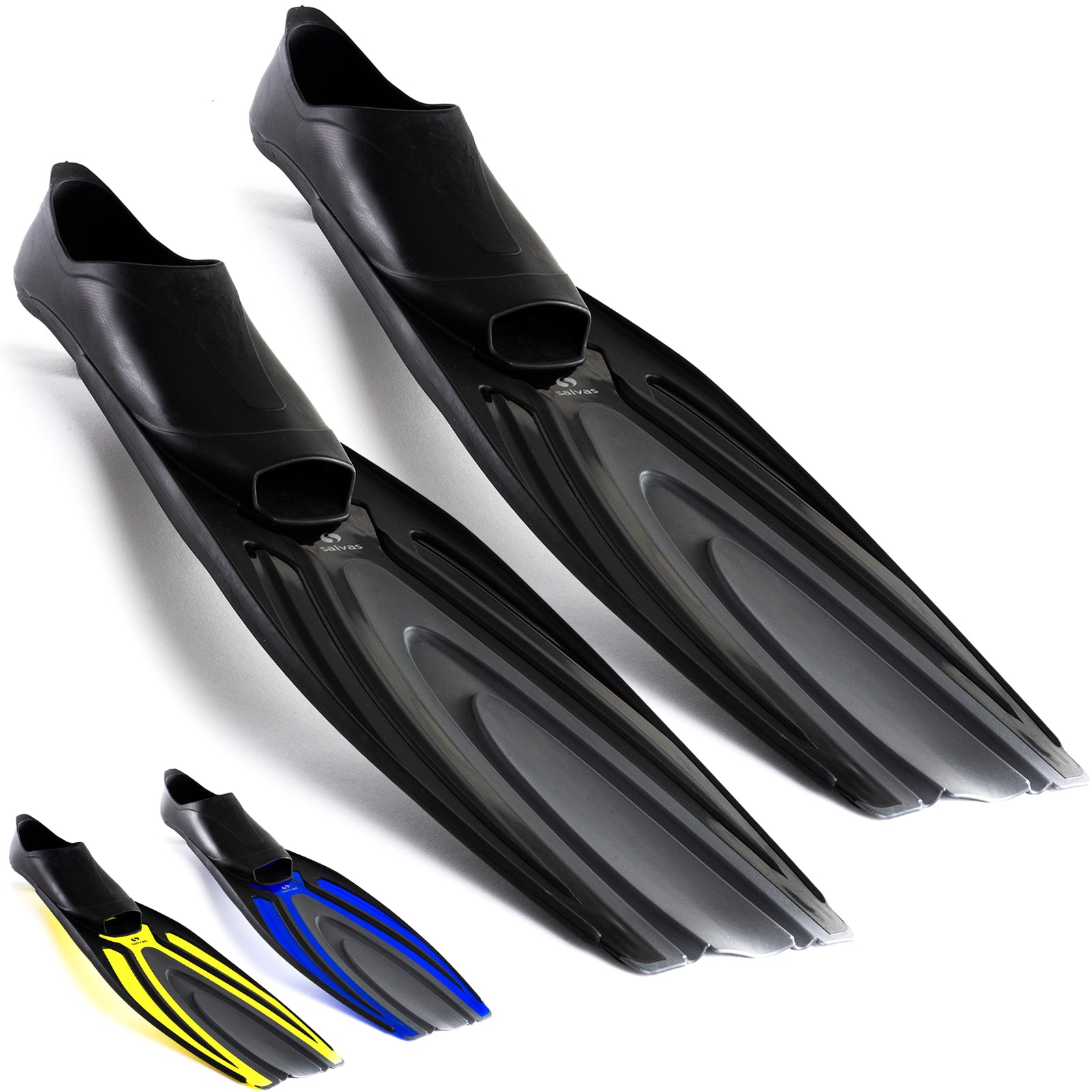 SALVAS Swimming Fins Thesis Snorkel Diver Long Fin Adults 36-47