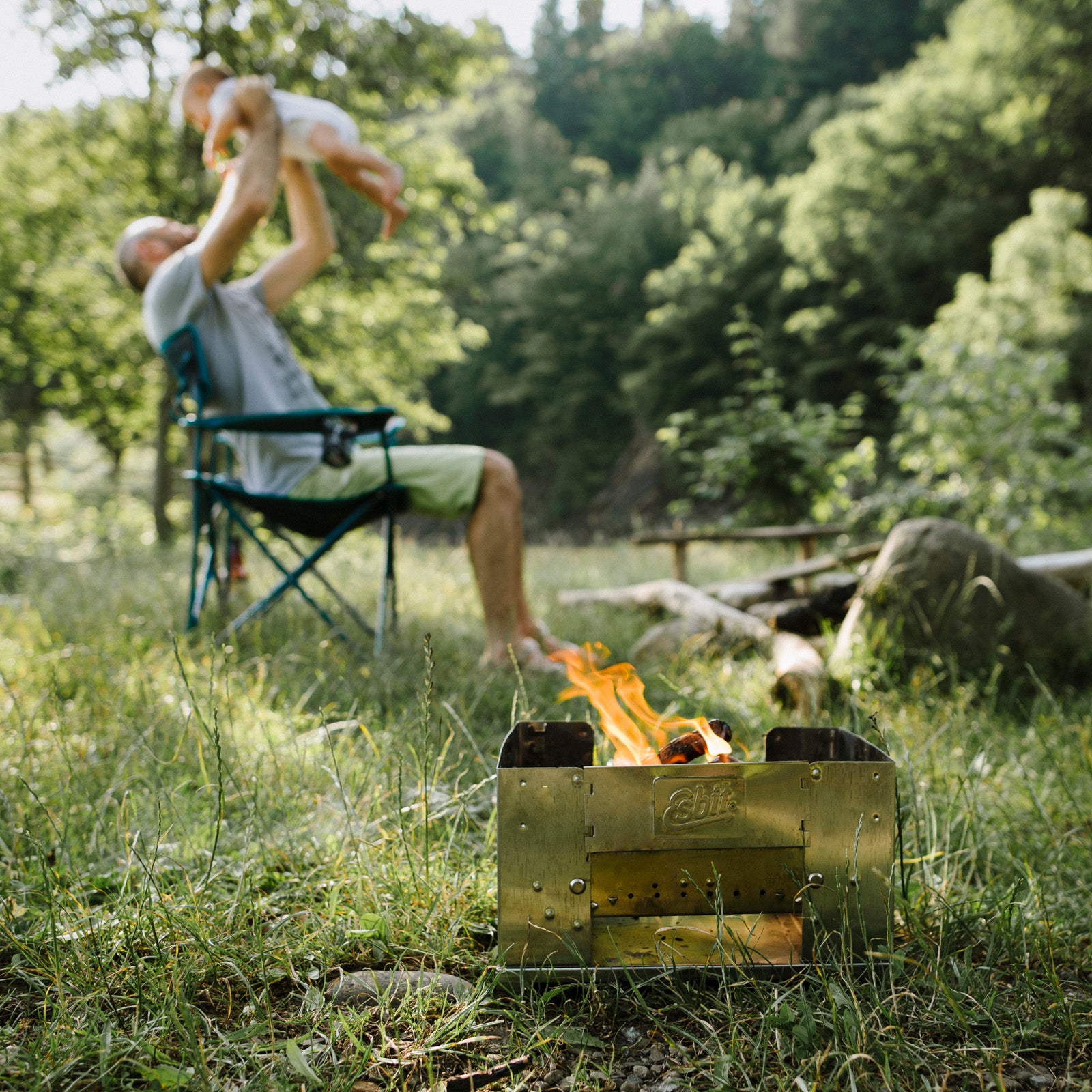 Barbecue au charbon de bois ESBIT, barbecue valise, barbecue de camping, barbecue au charbon de bois, barbecue pliable, petit