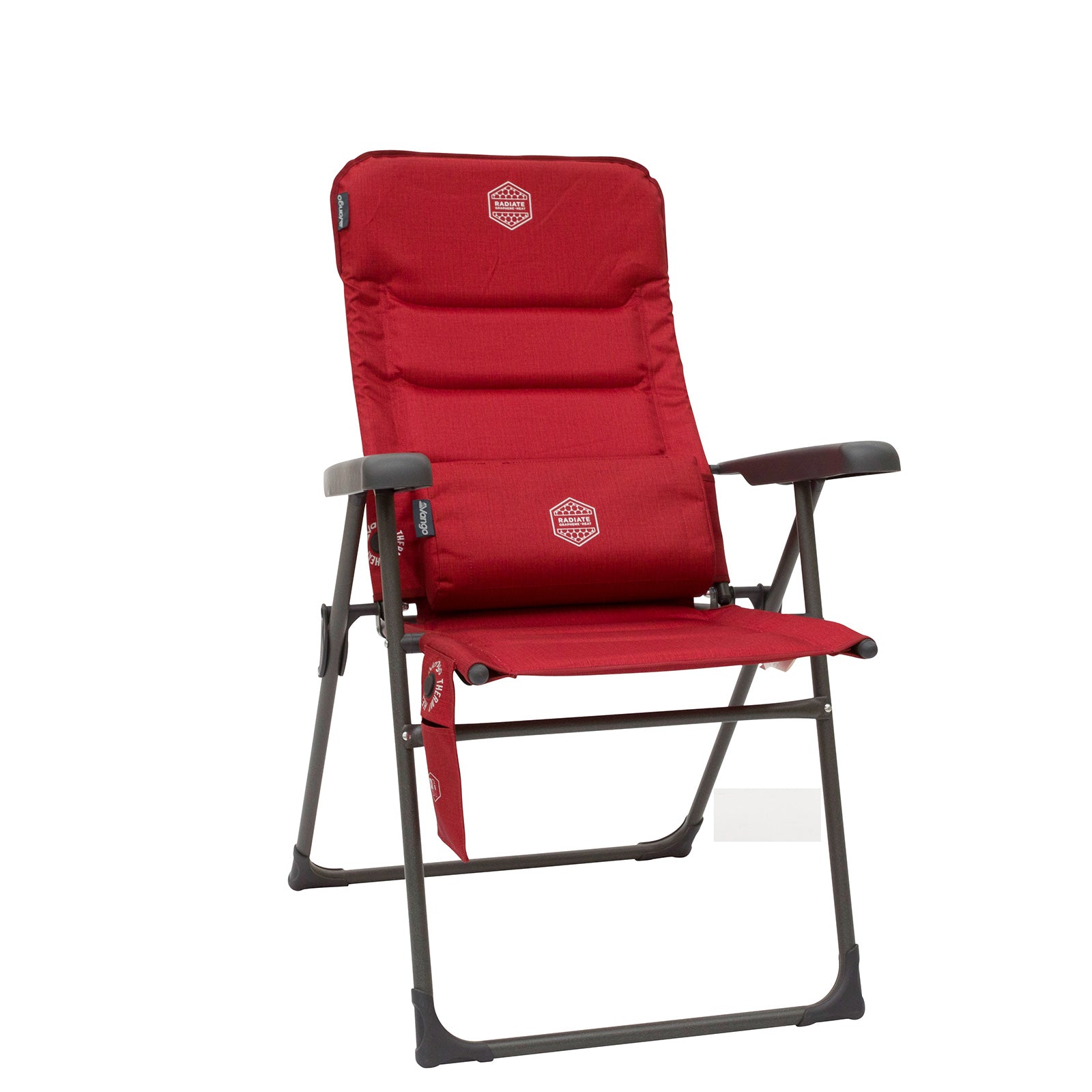 VANGO Camping Chair Heating Cushion Radiate Thermo Back Pillow Heated Battery