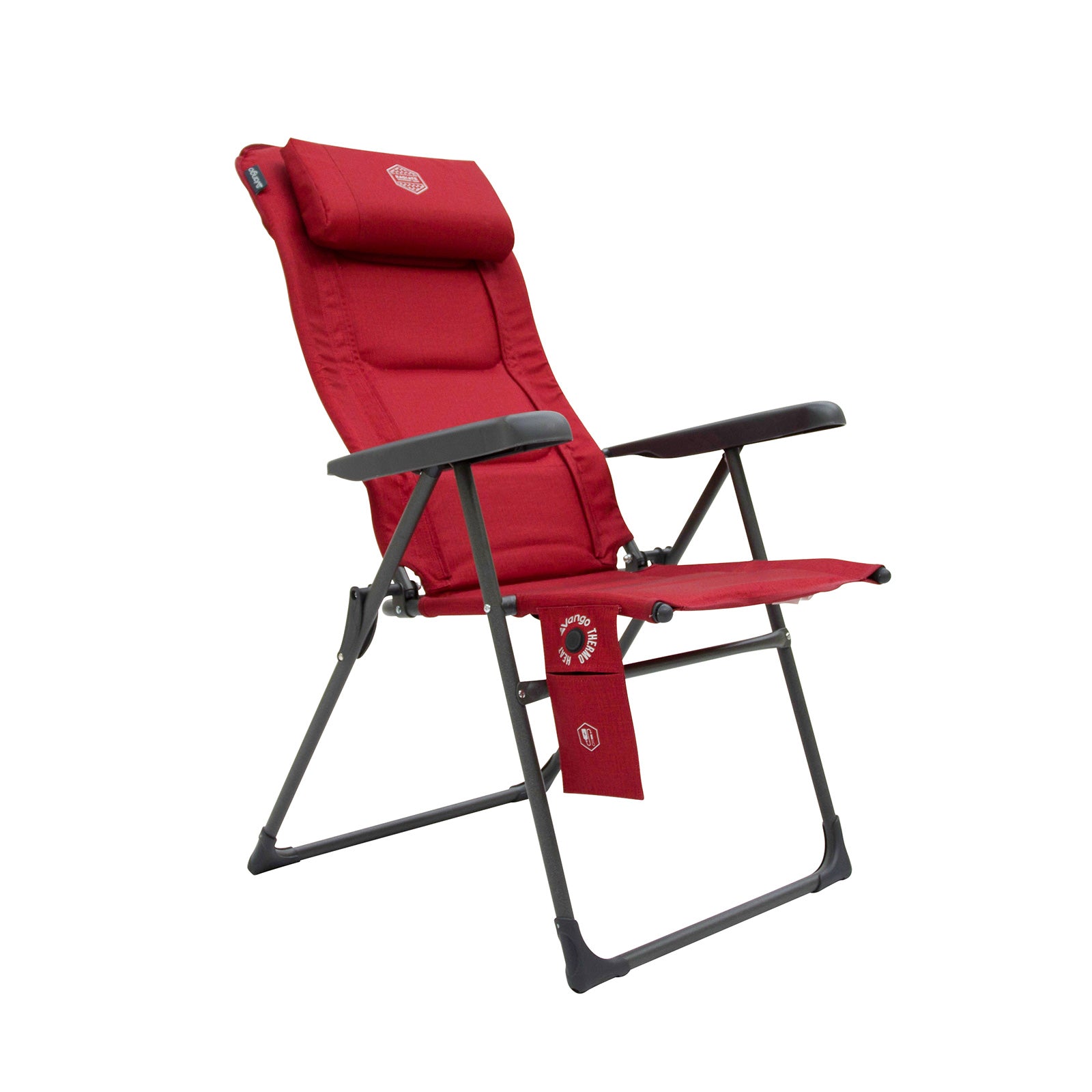 VANGO Camping Stuhl Radiate DLX Heiz Auflage Klappstuhl Liege Hoch Lehner 140 kg