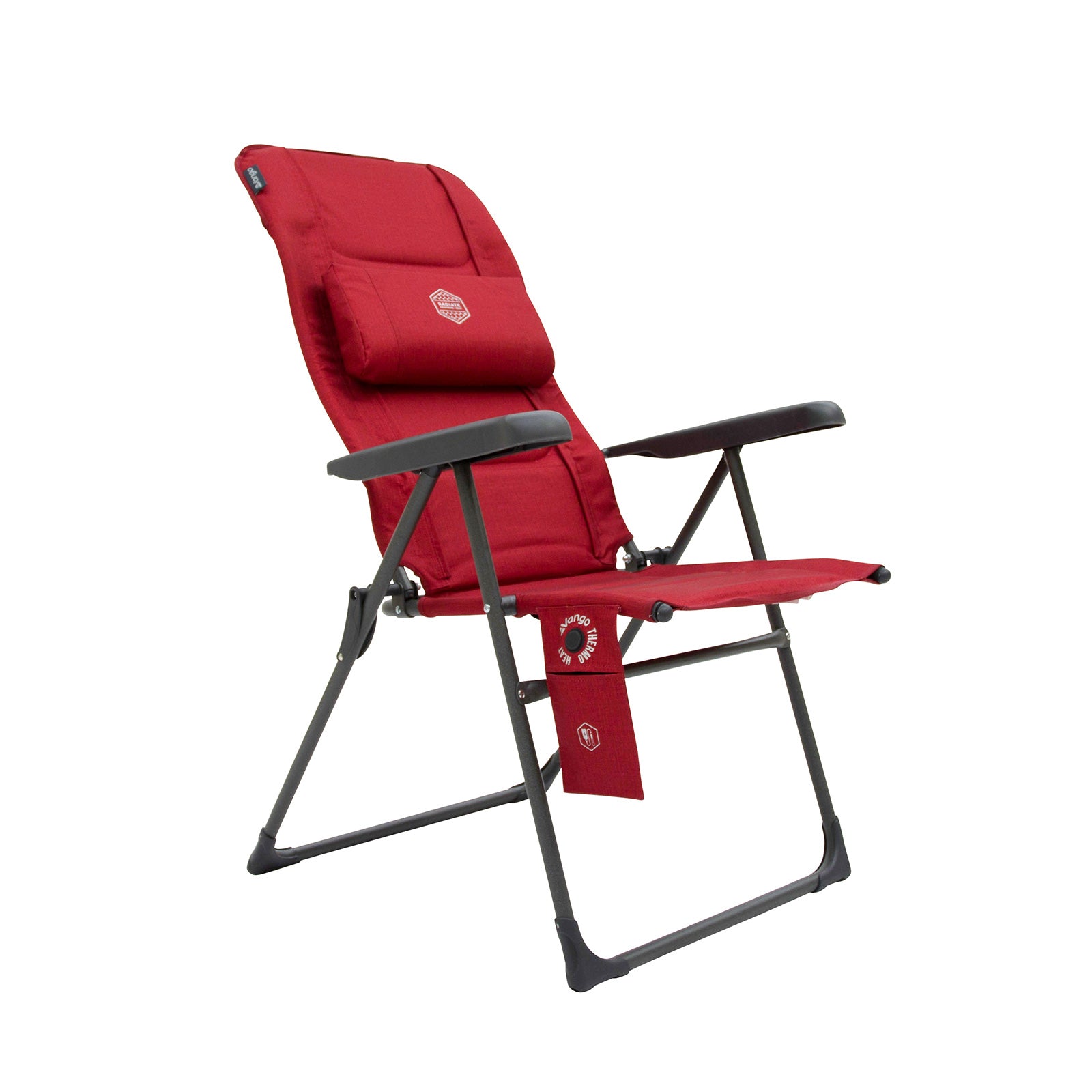 VANGO Camping Stuhl Radiate DLX Heiz Auflage Klappstuhl Liege Hoch Lehner 140 kg