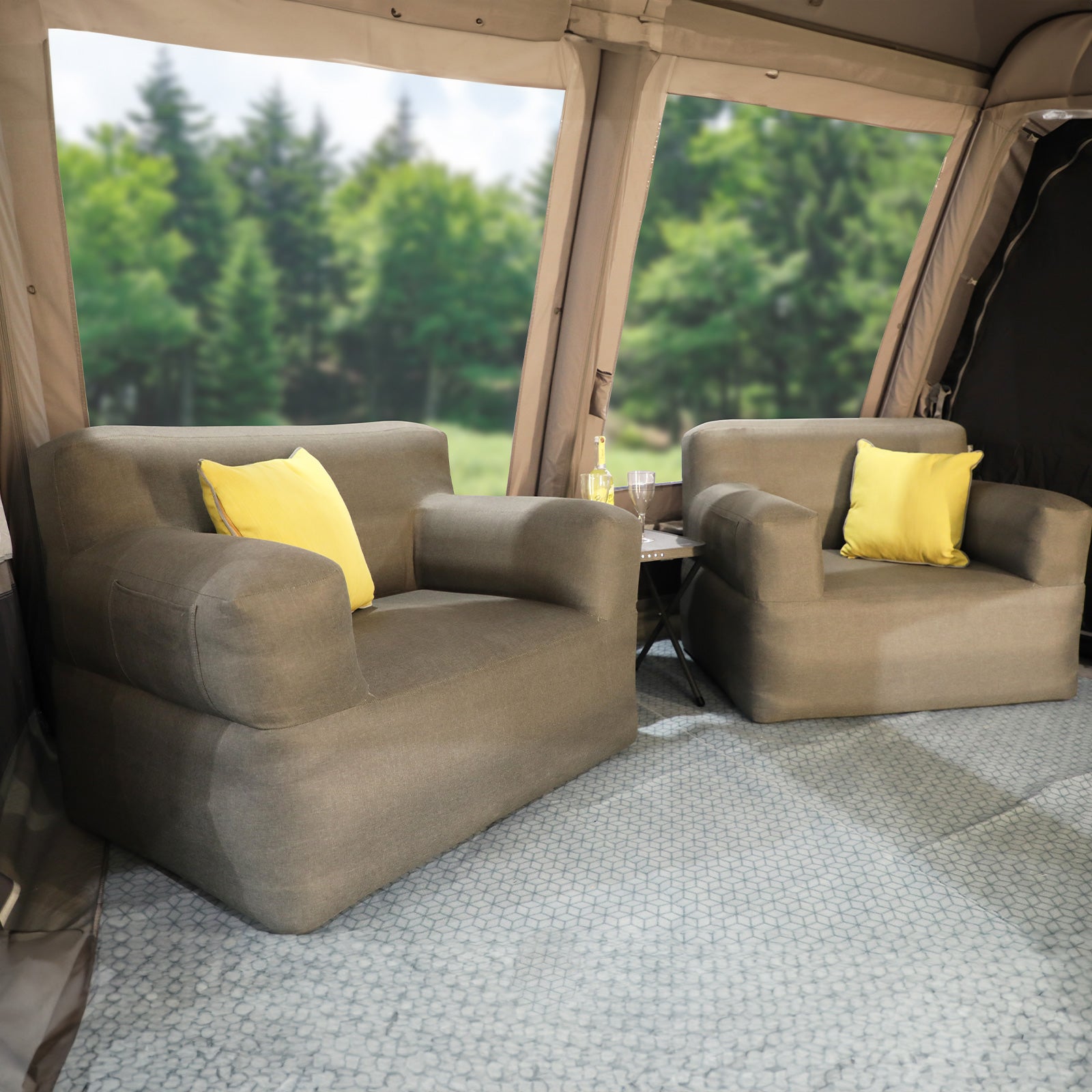 VANGO luchtstoel Havanna Air Lounger Opblaasbaar Camping Glamping Tuinmeubilair