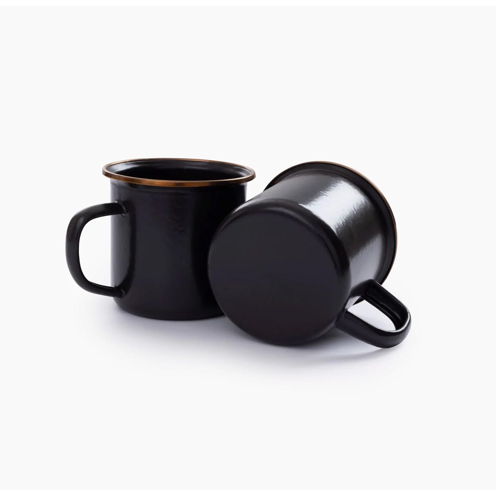 BAREBONES Enamel Mug Set Retro Camping Tableware Coffee Cup Stainless Steel 473ml
