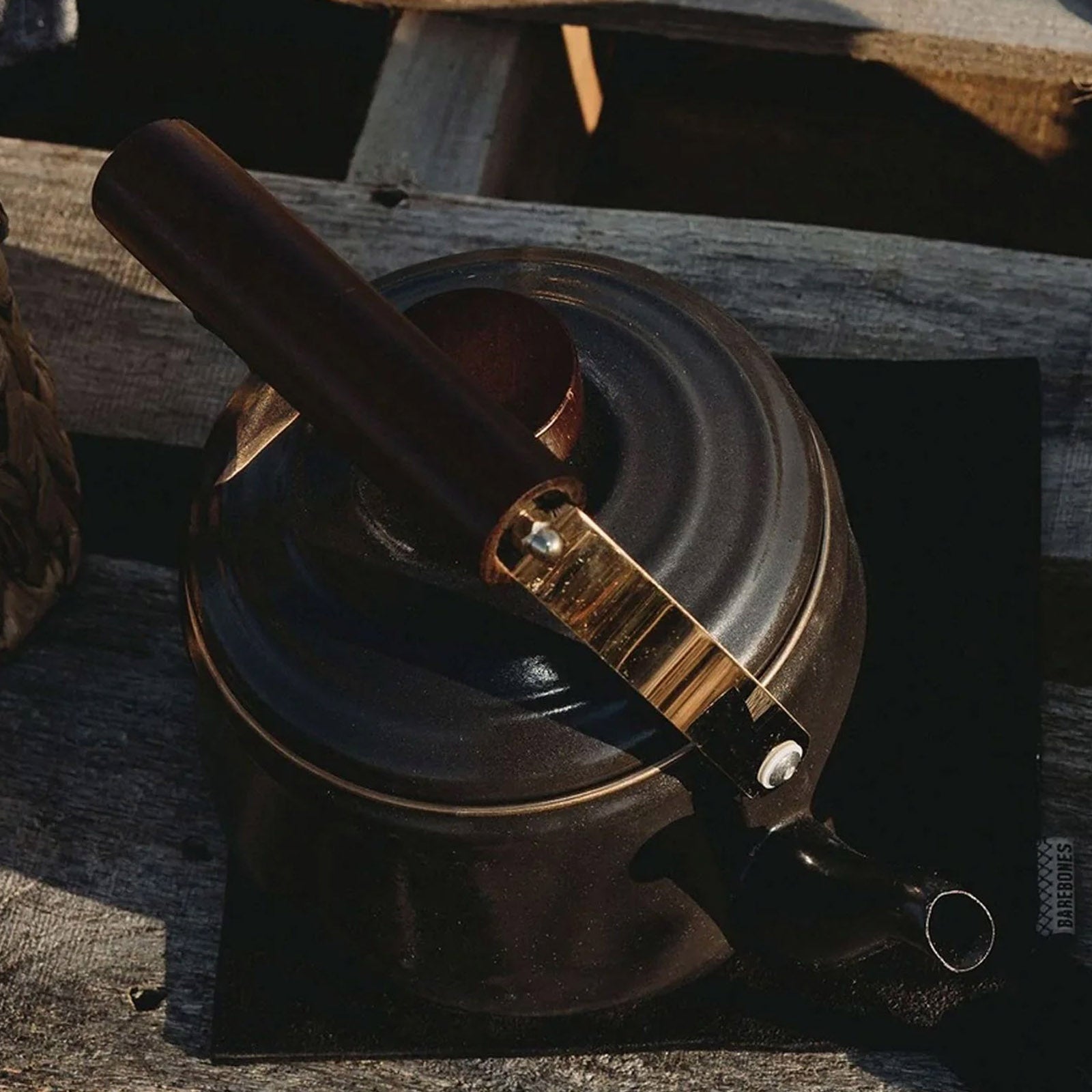 Théière en émail Barebones, bouilloire de camping, théière en acier inoxydable 1 L