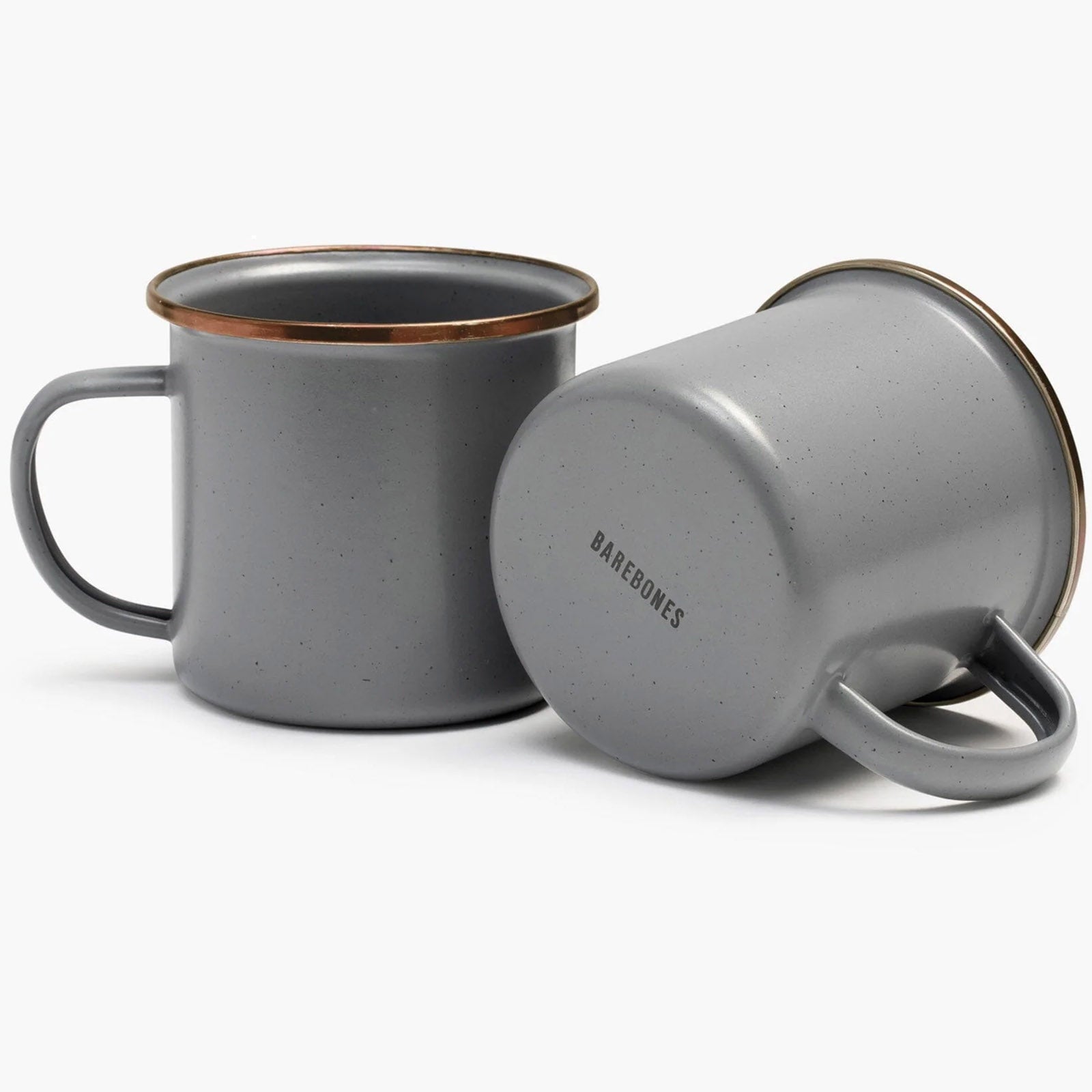 BAREBONES Enamel Mug Set Retro Camping Tableware Coffee Cup Stainless Steel 473ml