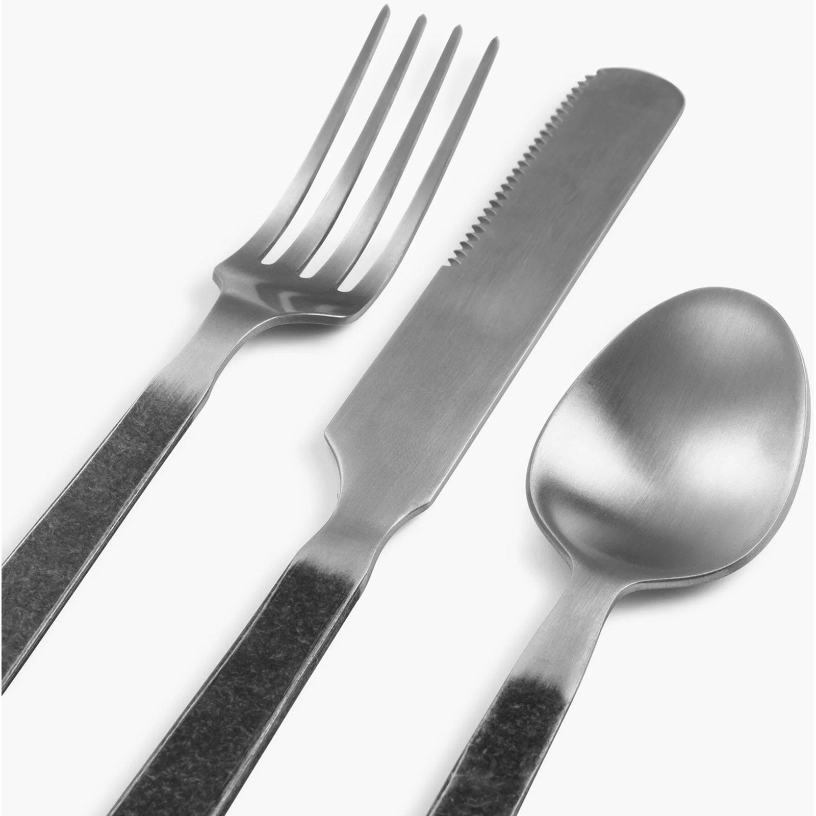 Ensemble de couverts de camping BAREBONES Ensemble de couverts de voyage rétro Couverts de salle à manger en acier inoxydable 6 pièces