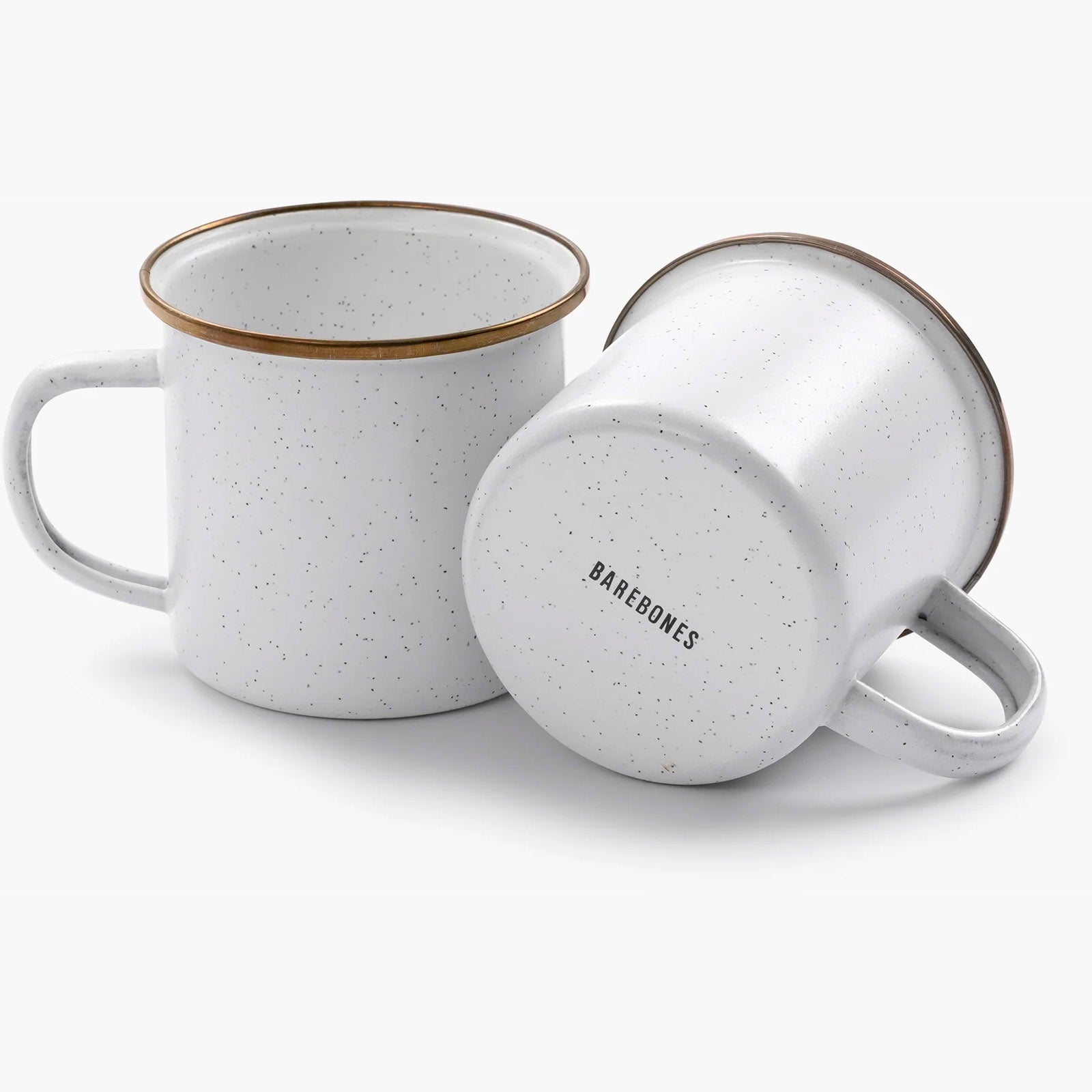 BAREBONES Enamel Mug Set Retro Camping Tableware Coffee Cup Stainless Steel 473ml