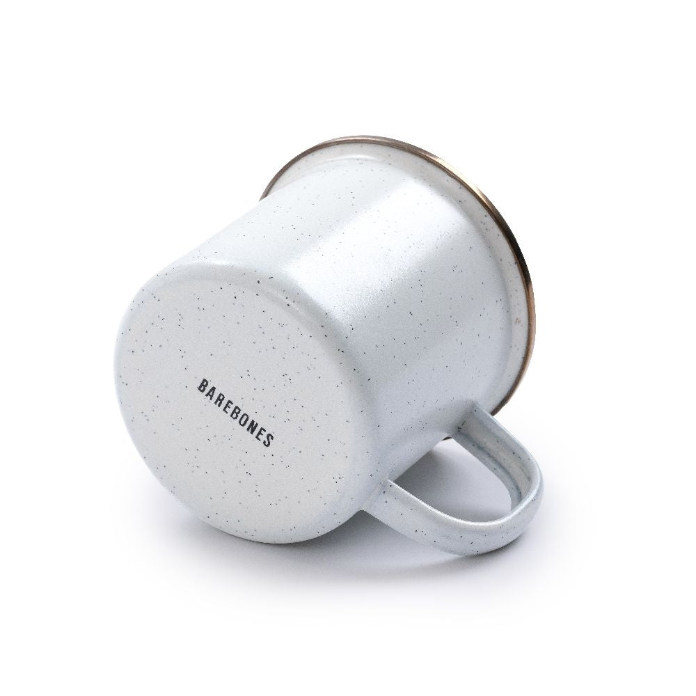 BAREBONES Enamel Mug Set Retro Camping Tableware Coffee Cup Stainless Steel 473ml