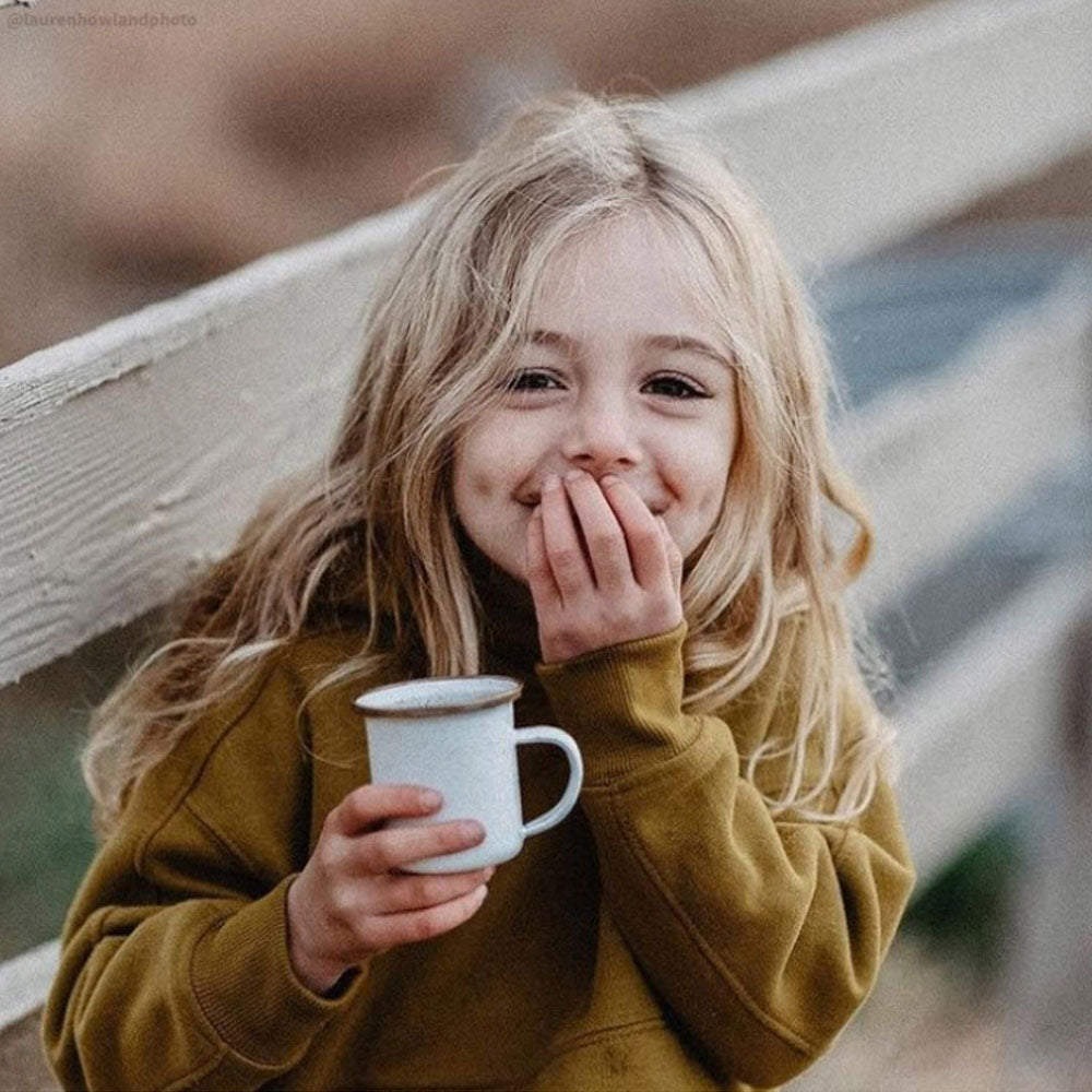 Ensemble de tasses en émail Barebones, vaisselle de camping rétro, expresso, café, acier inoxydable