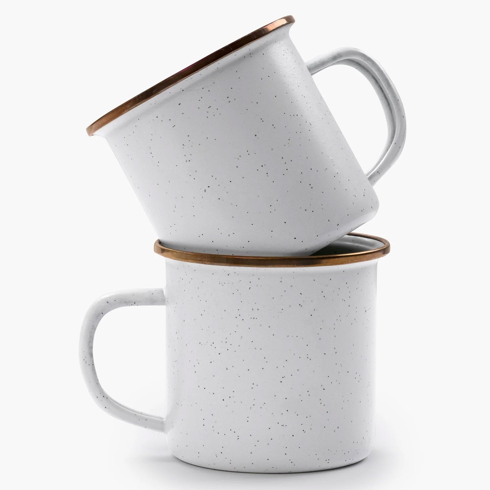 Service de table de camping en émail Barebones, assiette, bol, tasse, acier inoxydable, 8 pièces