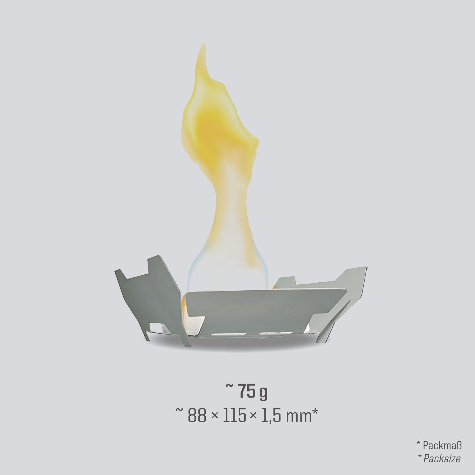 Réchaud de poche à combustible solide ESBIT, réchaud de camping léger pour randonnée et plein air