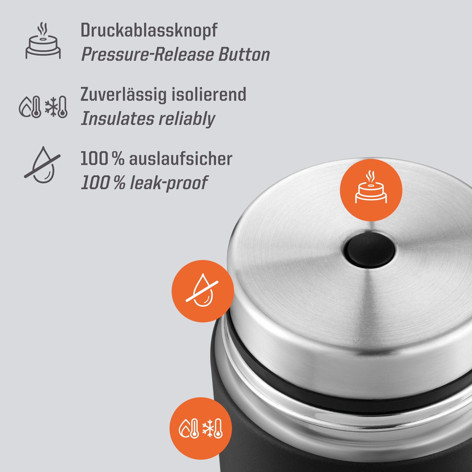ESBIT Thermobehälter Sculptor Isolierbehälter Speise Gefäß Essen Behälter Thermo