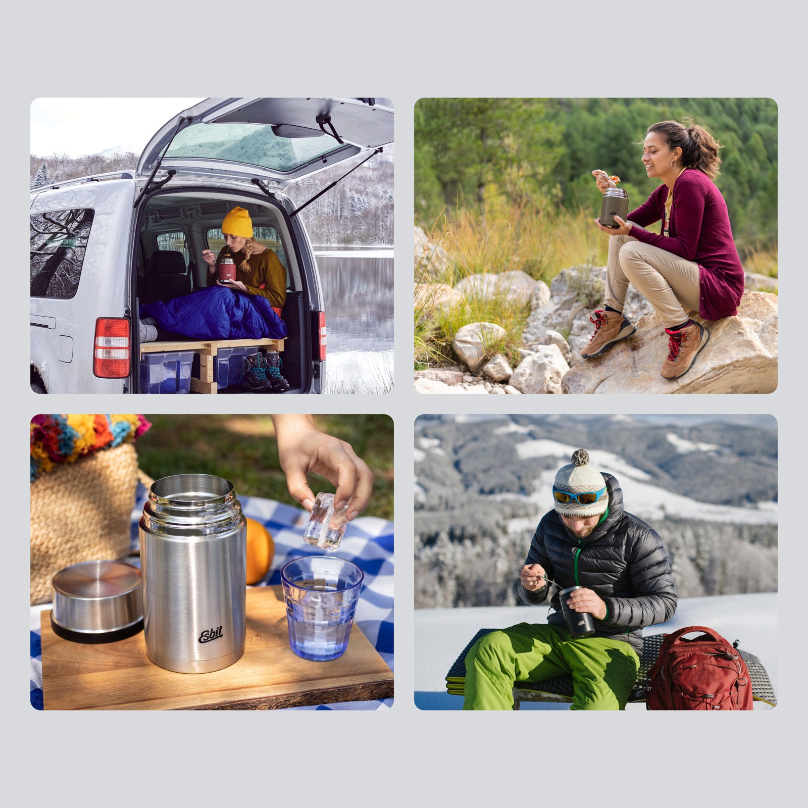 ESBIT Thermobehälter Sculptor Isolierbehälter Speise Gefäß Essen Behälter Thermo