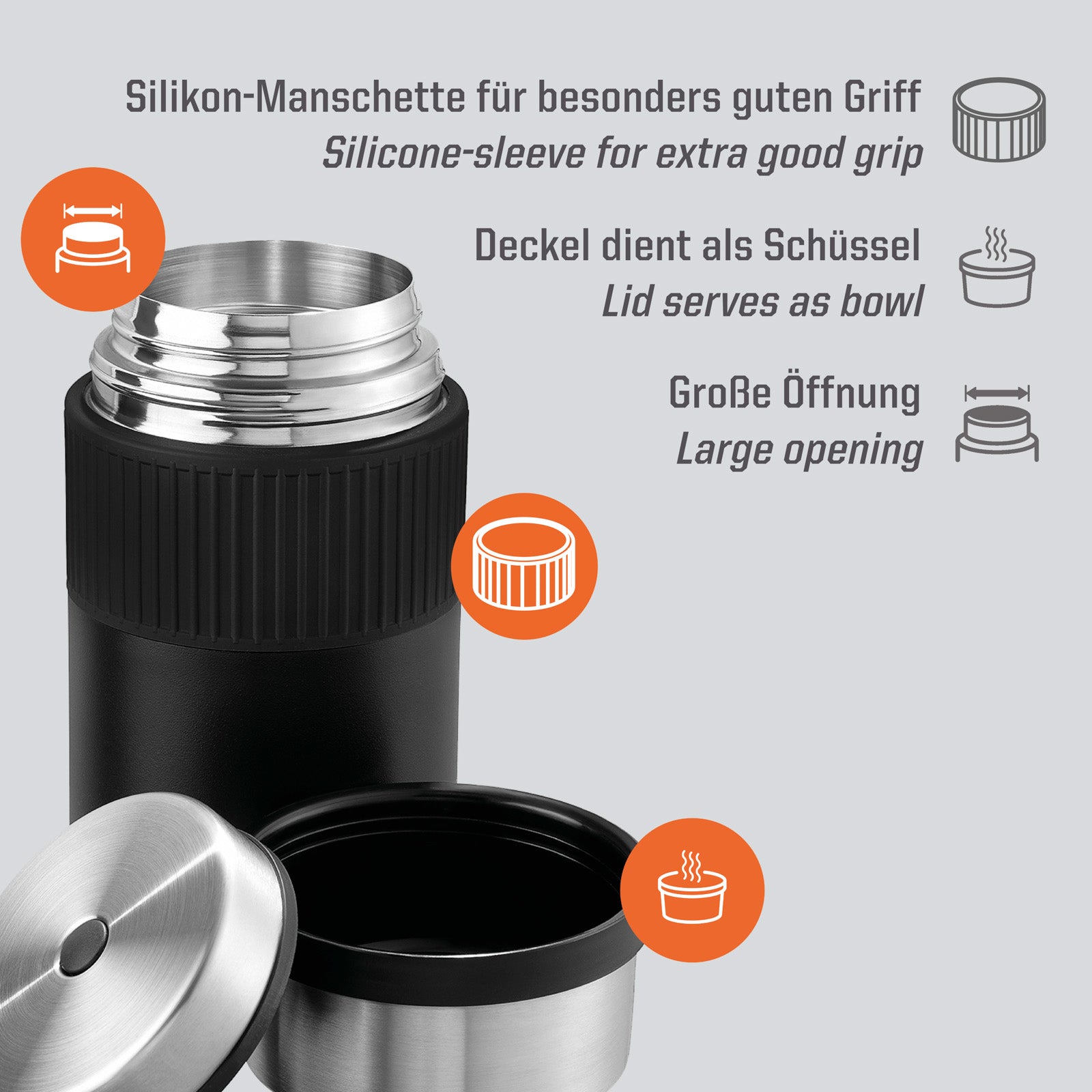 ESBIT Thermobehälter Sculptor Isolierbehälter Speise Gefäß Essen Behälter Thermo