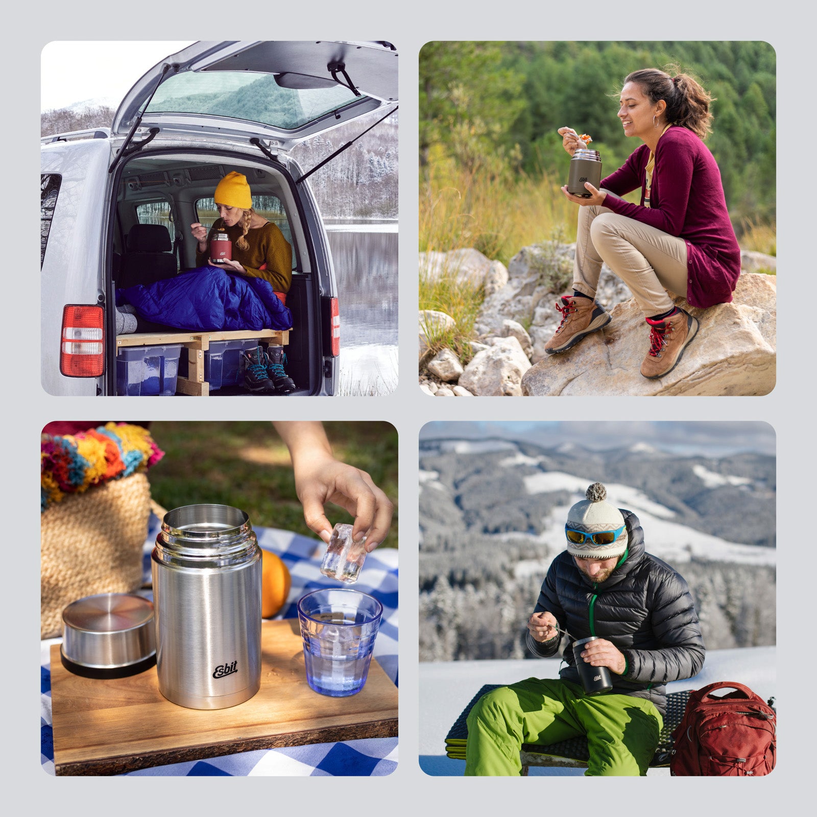 ESBIT Thermobehälter Sculptor Isolierbehälter Speise Gefäß Essen Behälter Thermo