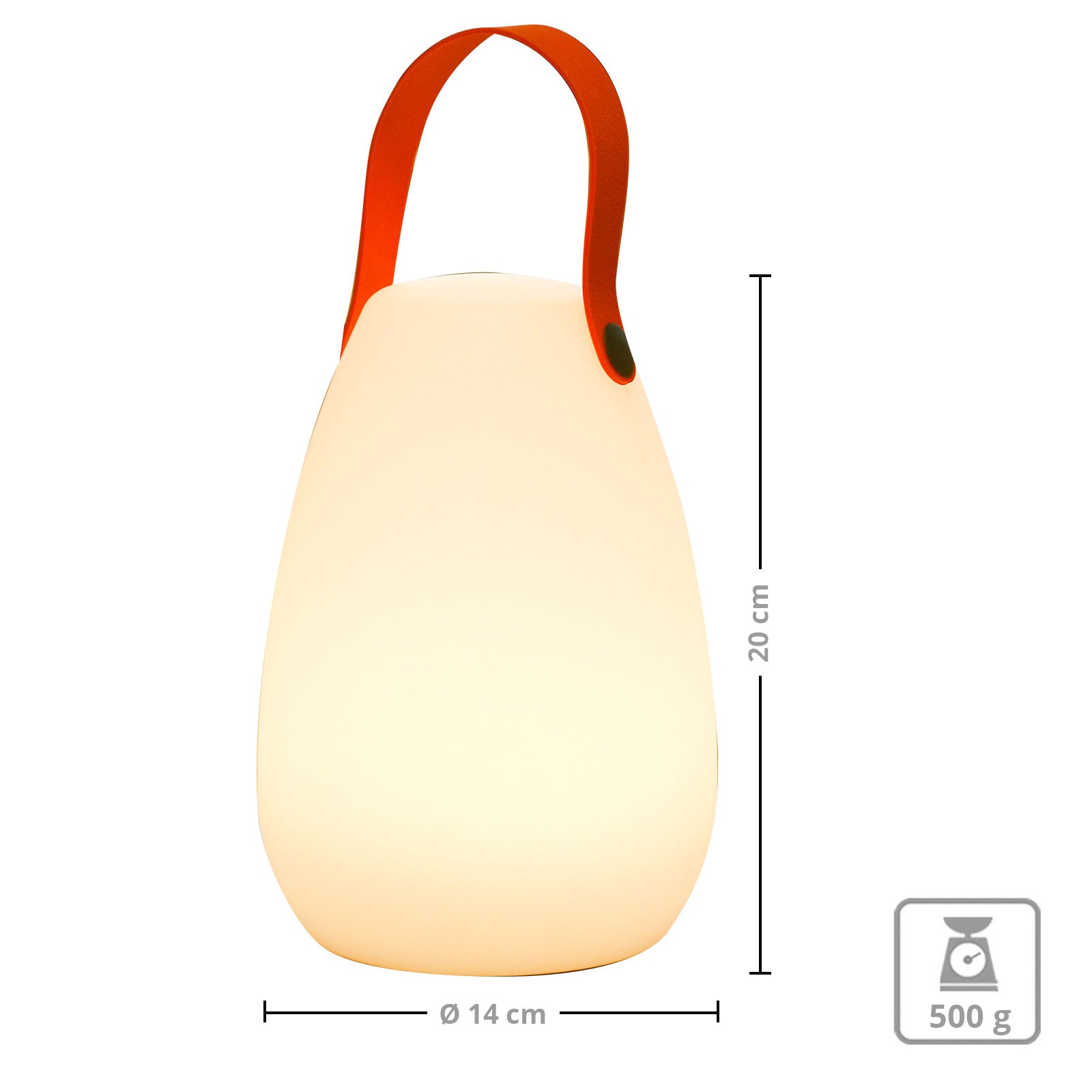 Lanterne de camping HUMAN COMFORT Florac LED Lampe suspendue Batterie USB IP44