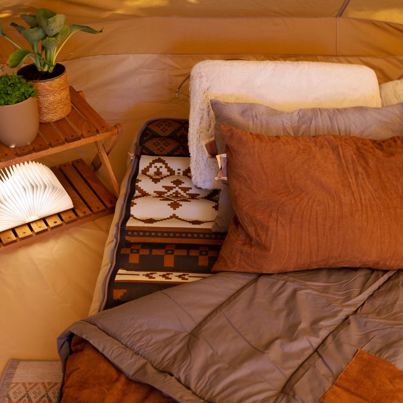 HUMAN COMFORT Luft Bett Chatou Print Isomatte Kasten Matratze Gäste Baumwolle