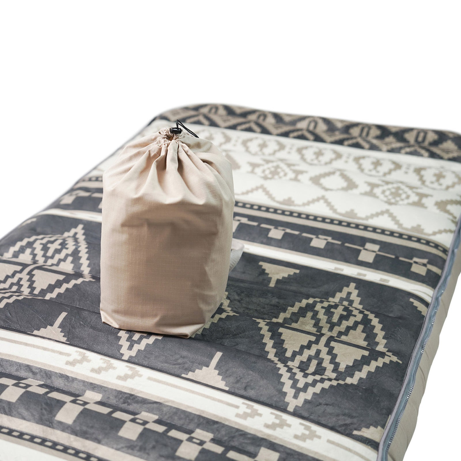 HUMAN COMFORT luchtbed Chatou Print slaapmat kistmatras gasten katoen