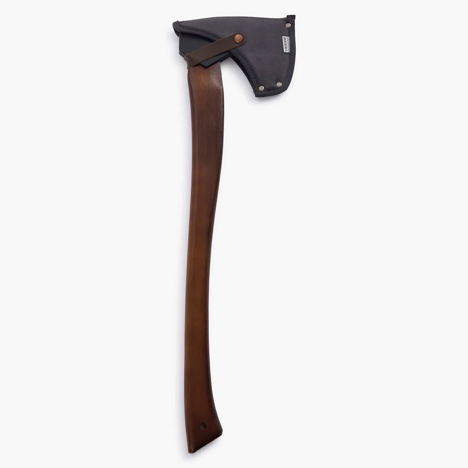 BAREBONES Hache de bûcheron, hache à fendre, hache forestière, pour les activités de plein air, manche en hickory, lame en acier, 70 cm